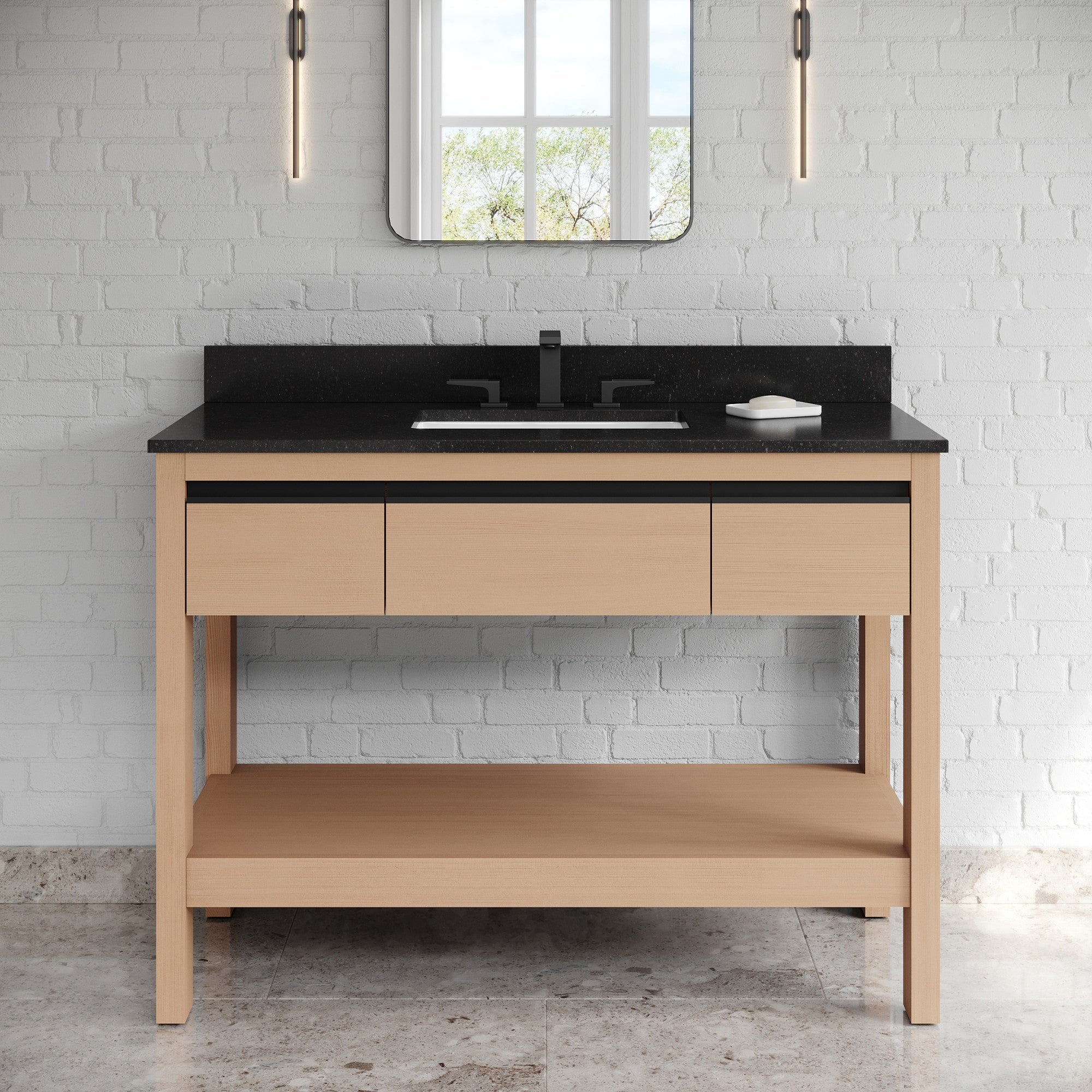 48" Jubilee Vanity – Natural Oak