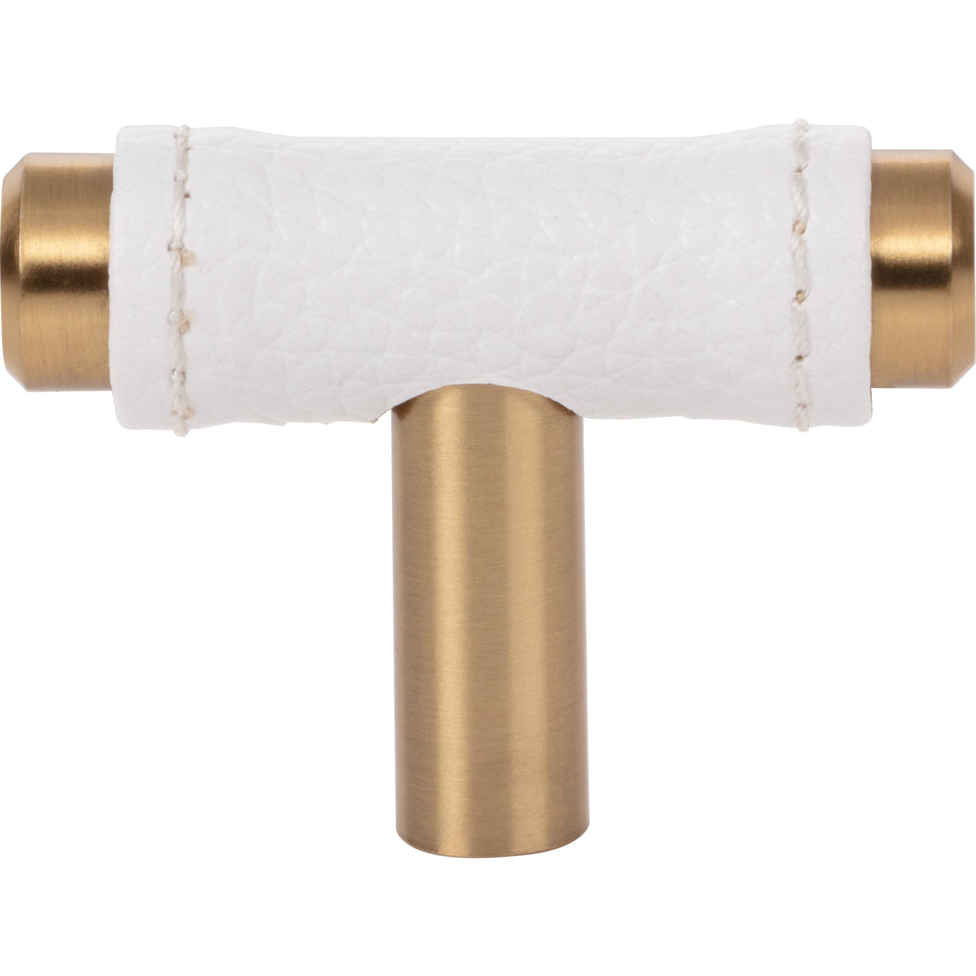 Zanzibar Geometric Knob - Warm Brass