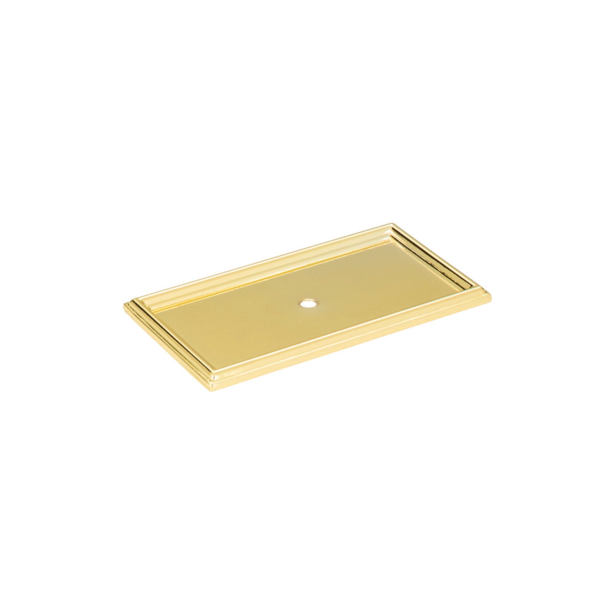 Campaign Rope Knob Backplate - Polished Brass