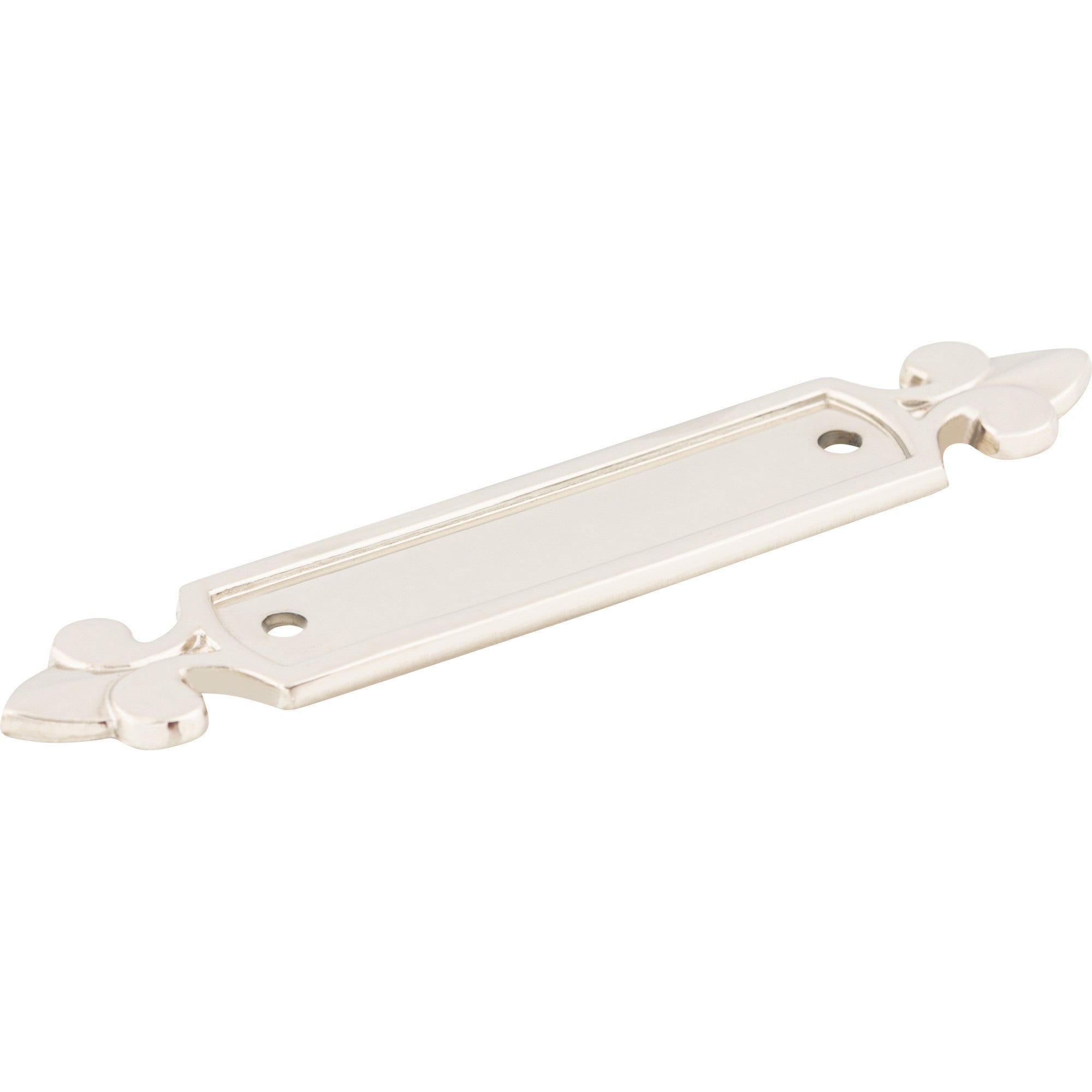 Dover Backplate 2 1/2" Center to Center Pull Backplate - Polished Nickel