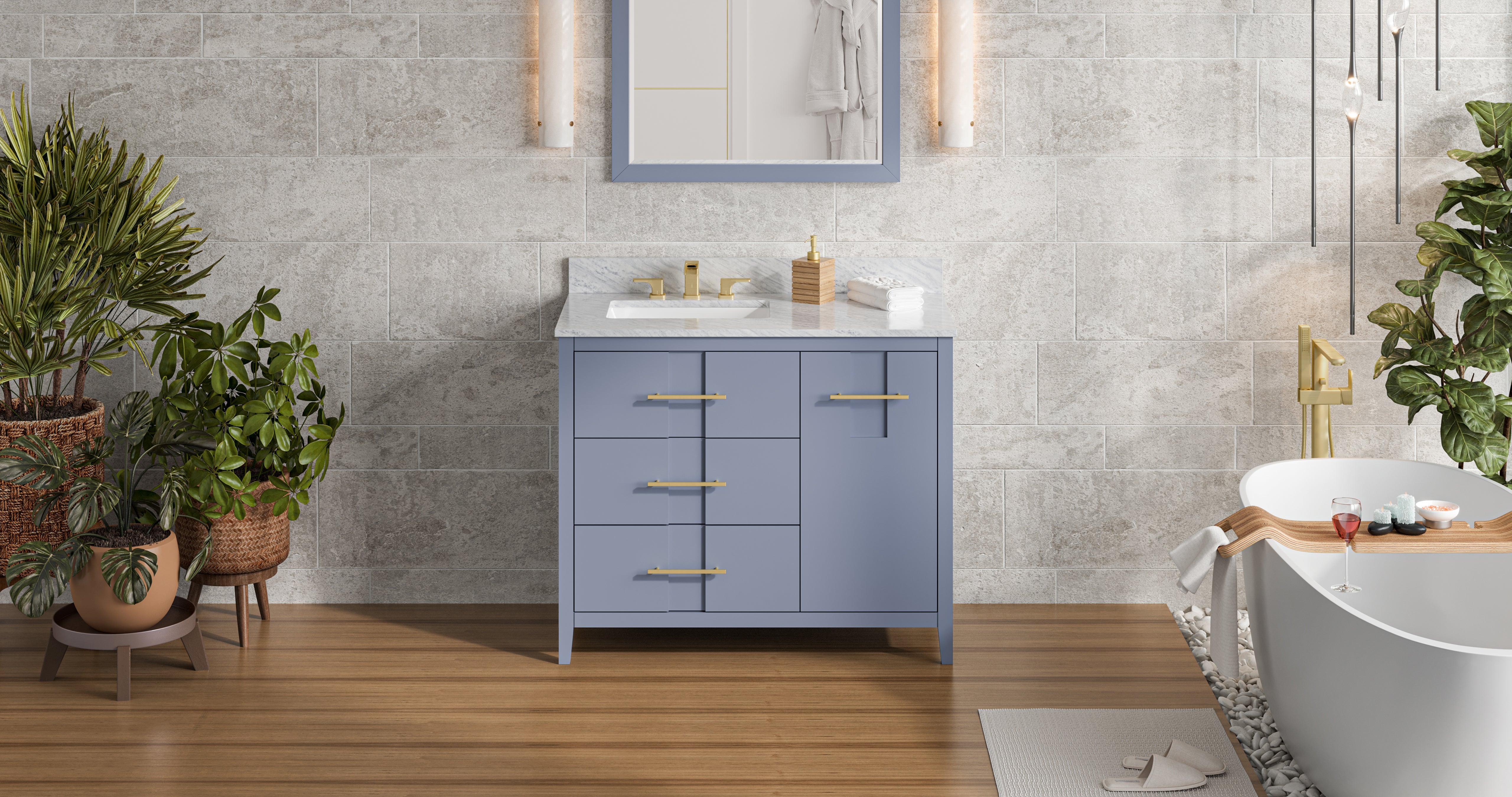 42" Katara Vanity – Left Offset