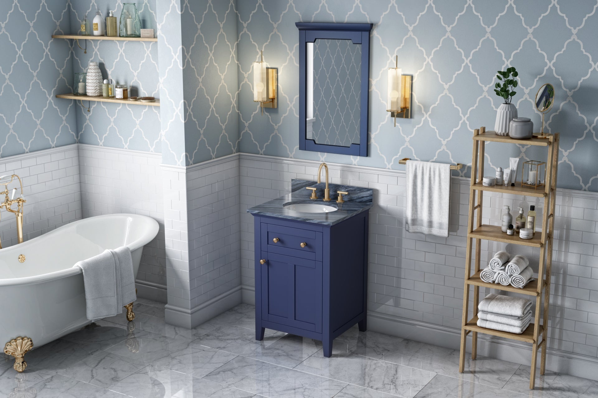 24" Chatham Vanity – Hale Blue