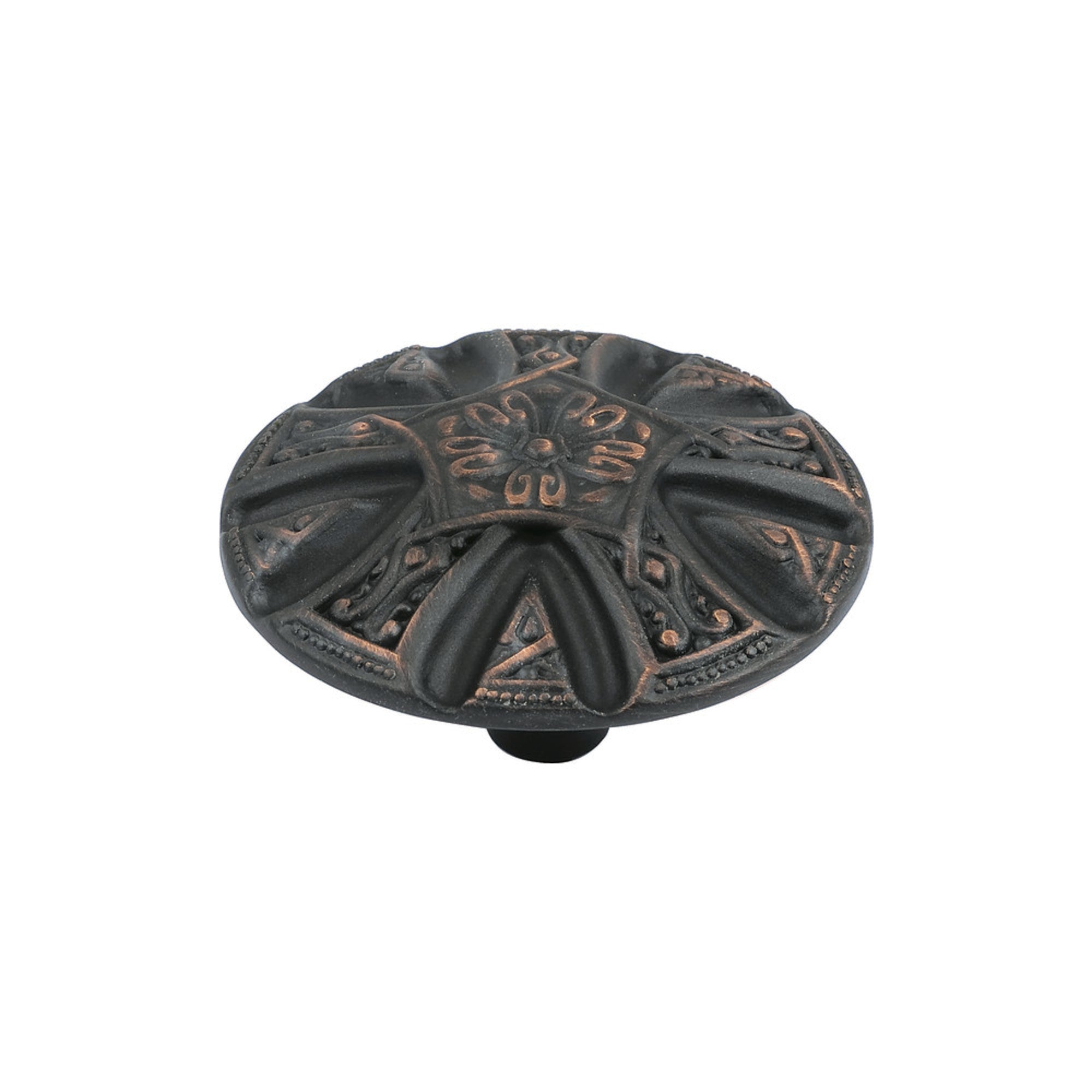 Maltese Round Knob - Venetian Bronze