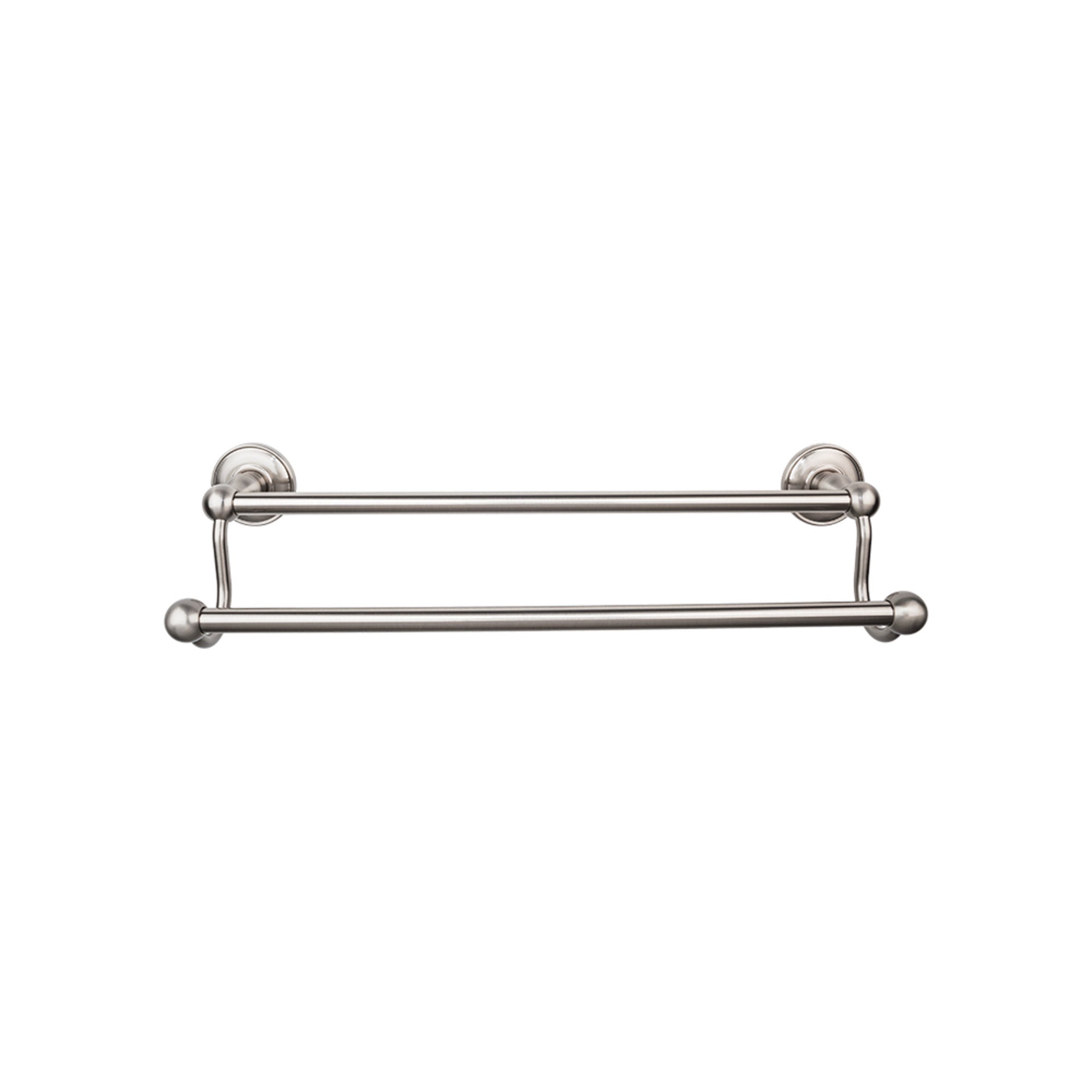 TOP BATH (R) Edwardian Bath Double 32 1/2" Wall Mounted  Towel Bar - Brushed Satin Nickel