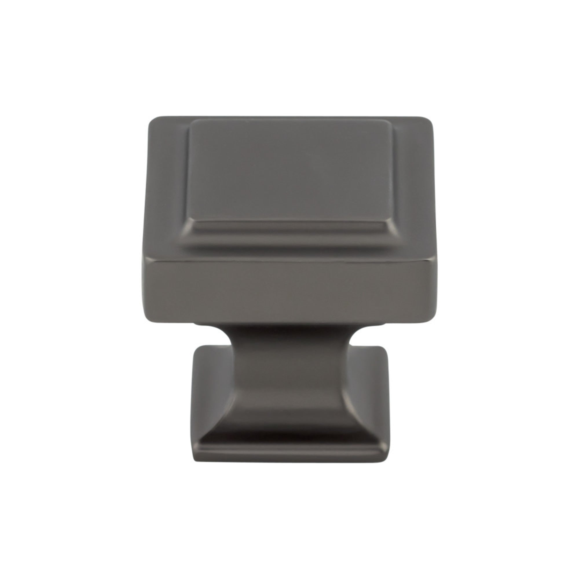 Ascendra Square Knob - Ash Gray