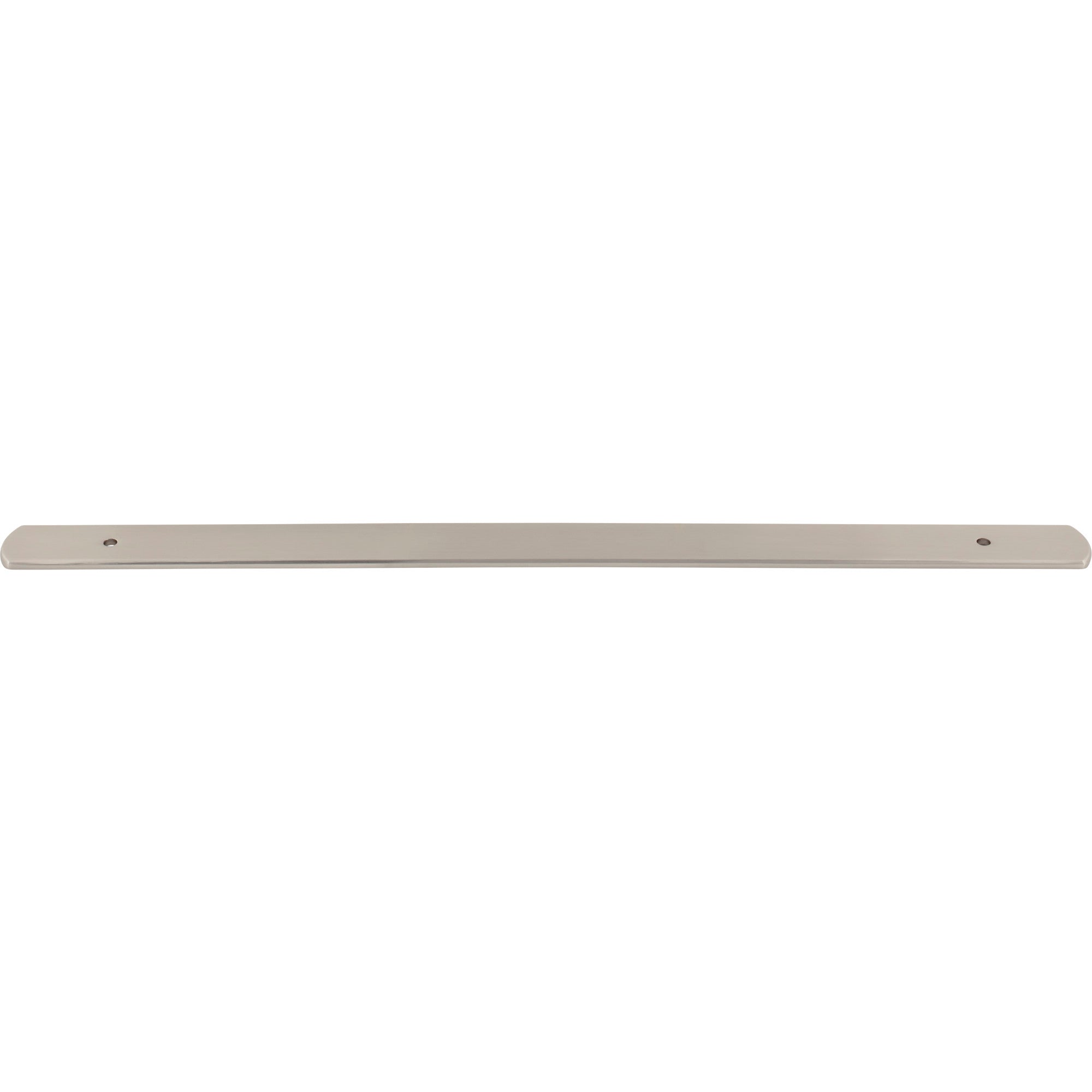 Wescott 12" Center to Center Pull Backplate - Brushed Satin Nickel