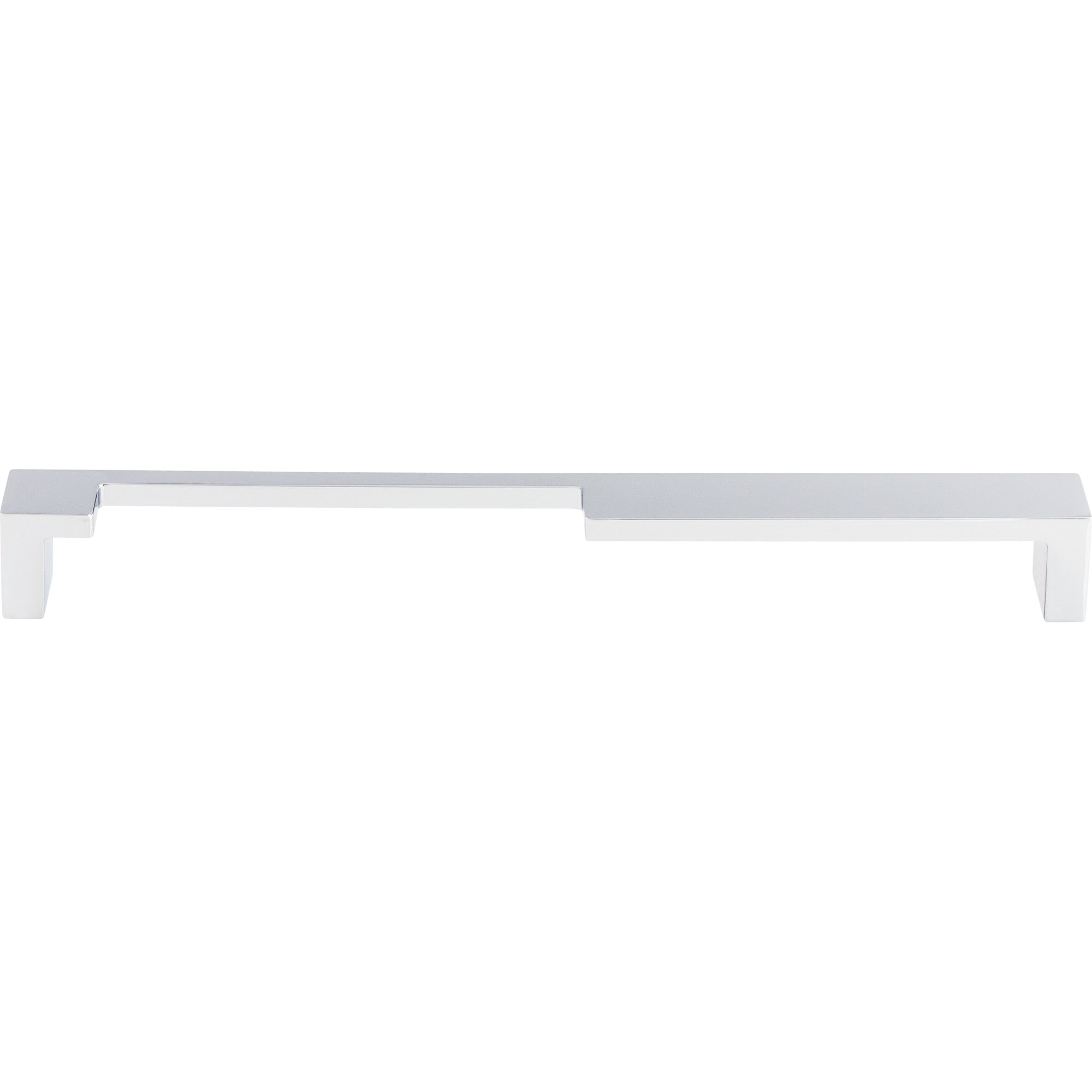 Modern Metro Notch Pull A 9" Center to Center Bar Pull - Polished Chrome