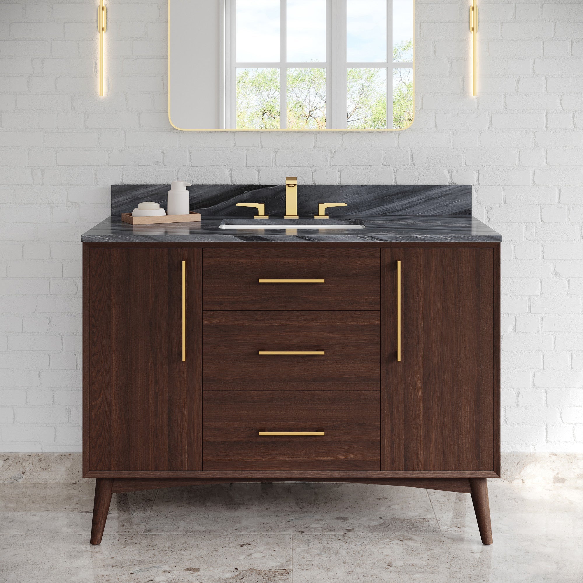 48" Dashwood Vanity – Dark Walnut