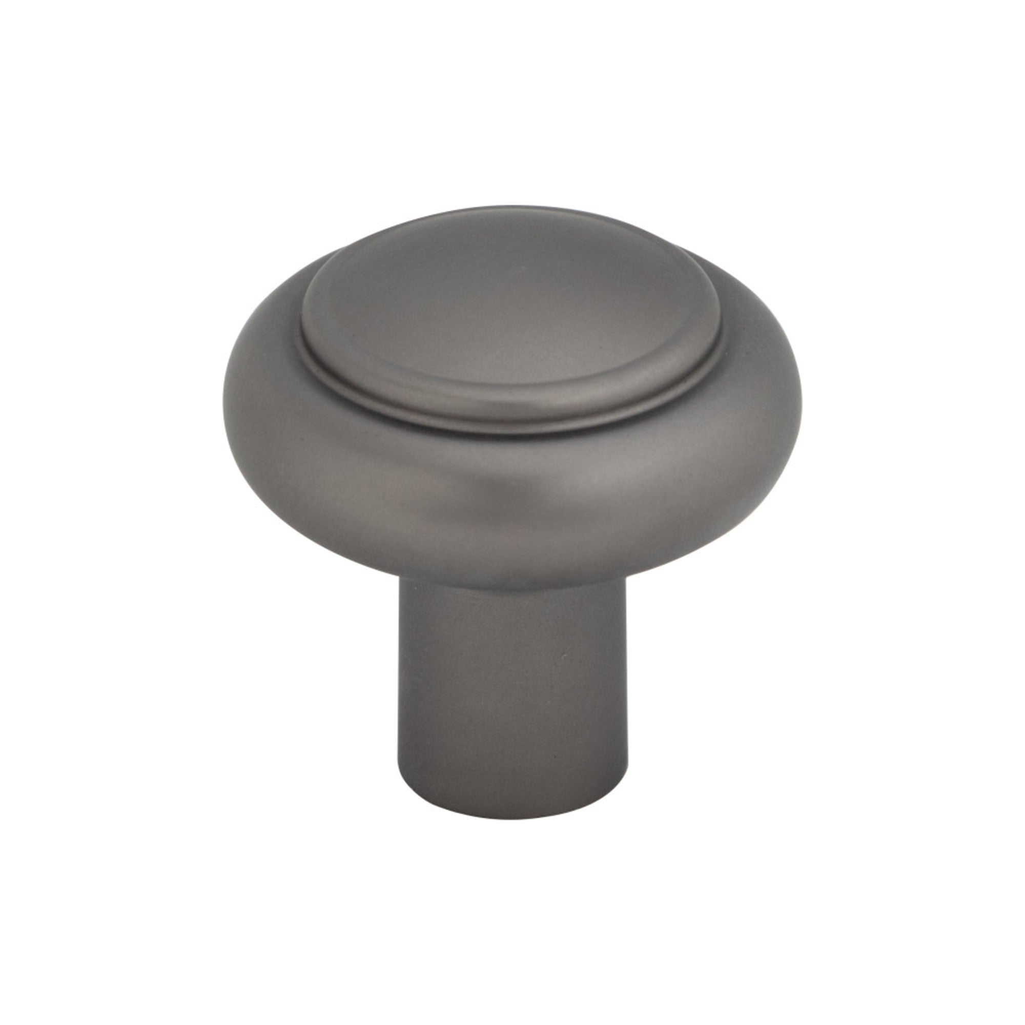 Clarence 1 1/4" Diameter Mushroom Knob - Ash Gray