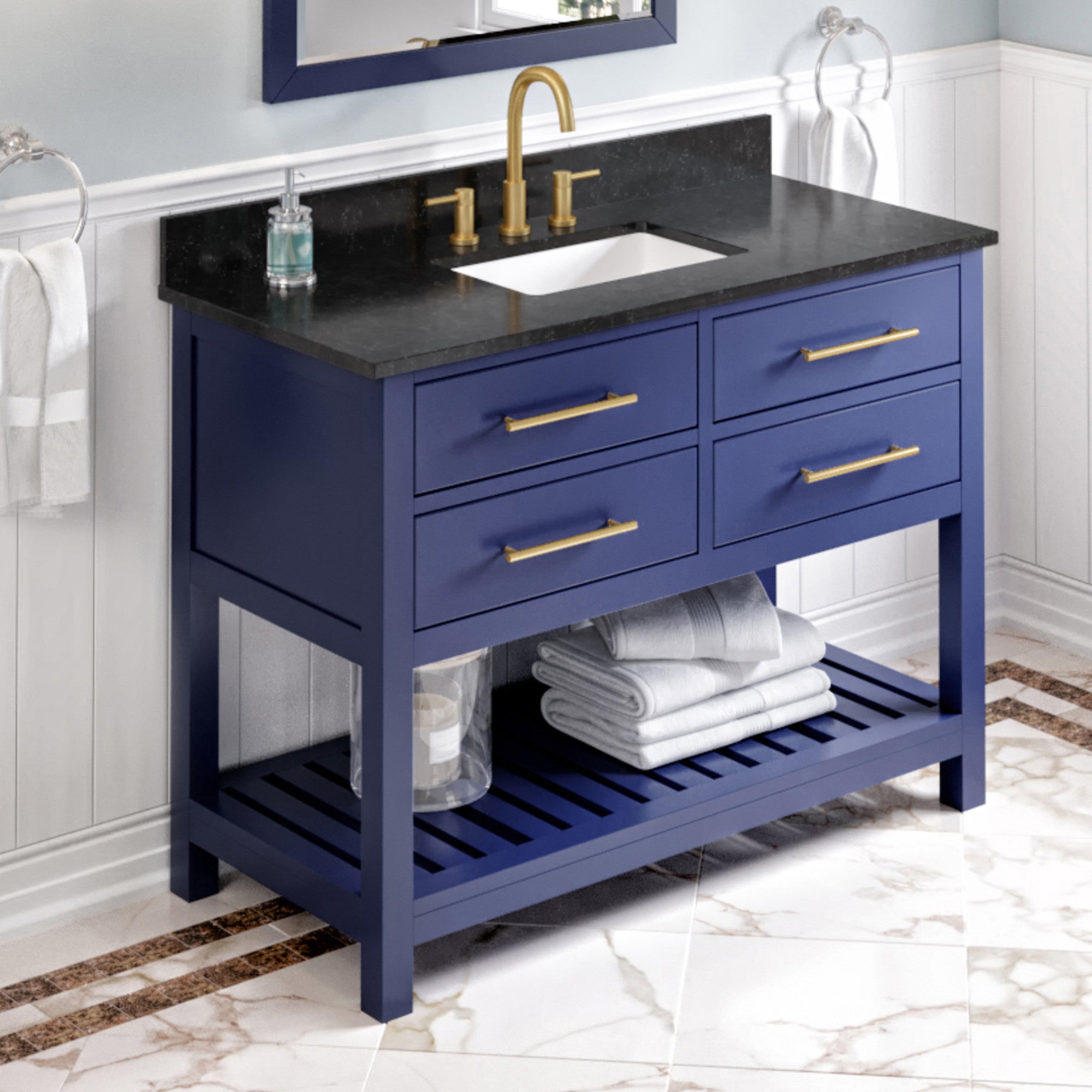 48" Wavecrest Vanity – Hale Blue