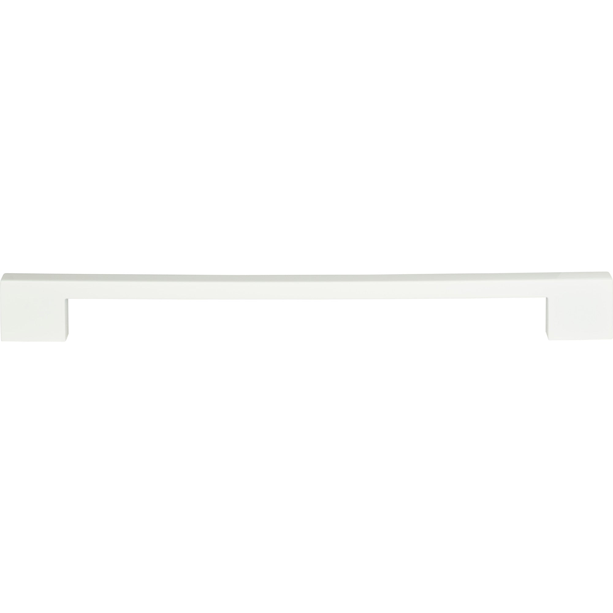 Thin Square Bar Pull - High White Gloss