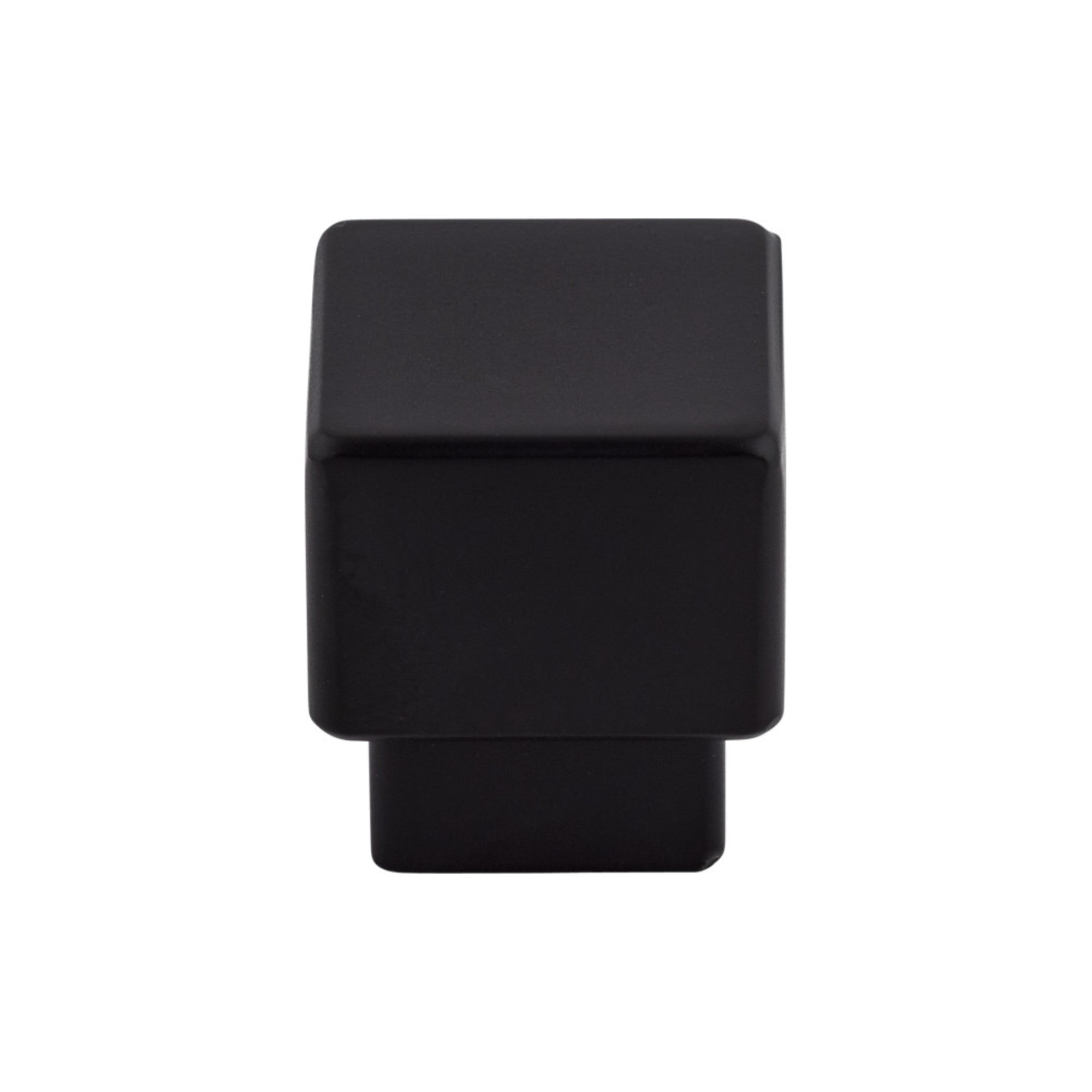 Tapered 1" Length Square Knob - Flat Black