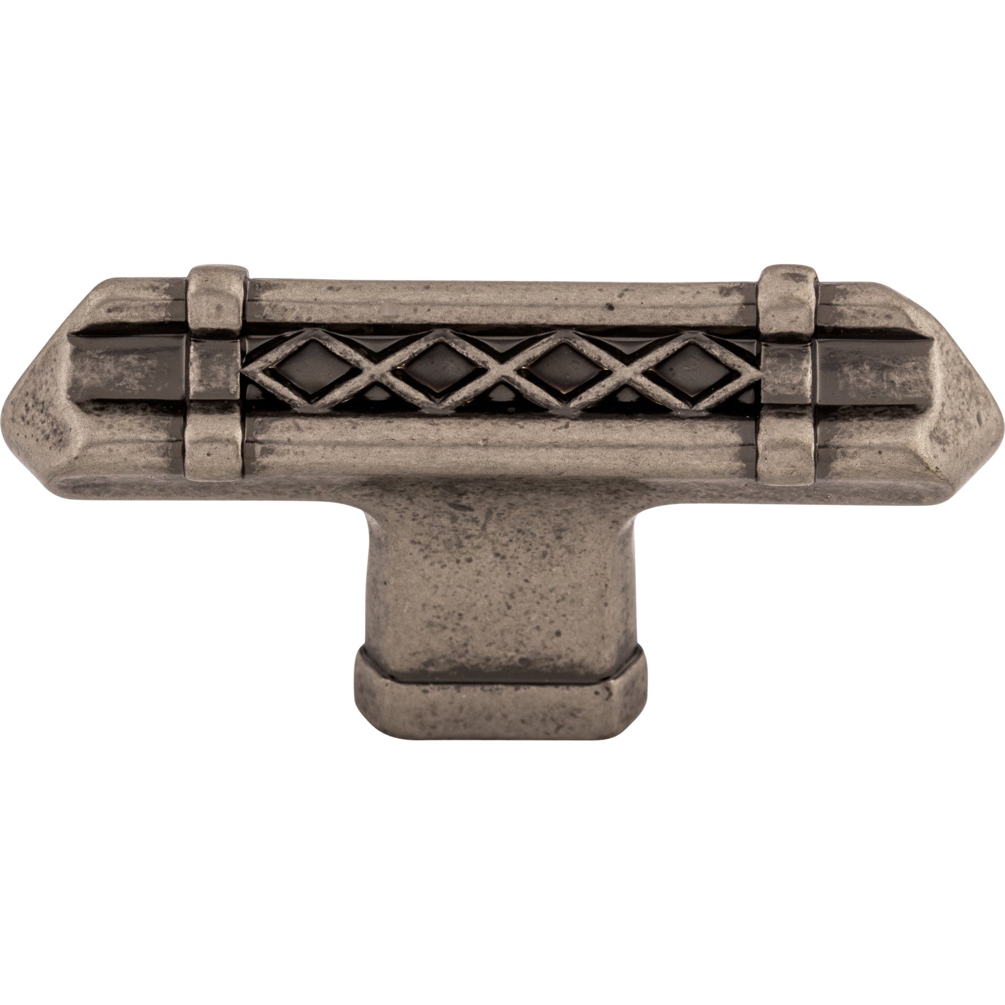 Tower Bridge 2 5/8" Length Bar Knob - Pewter Antique