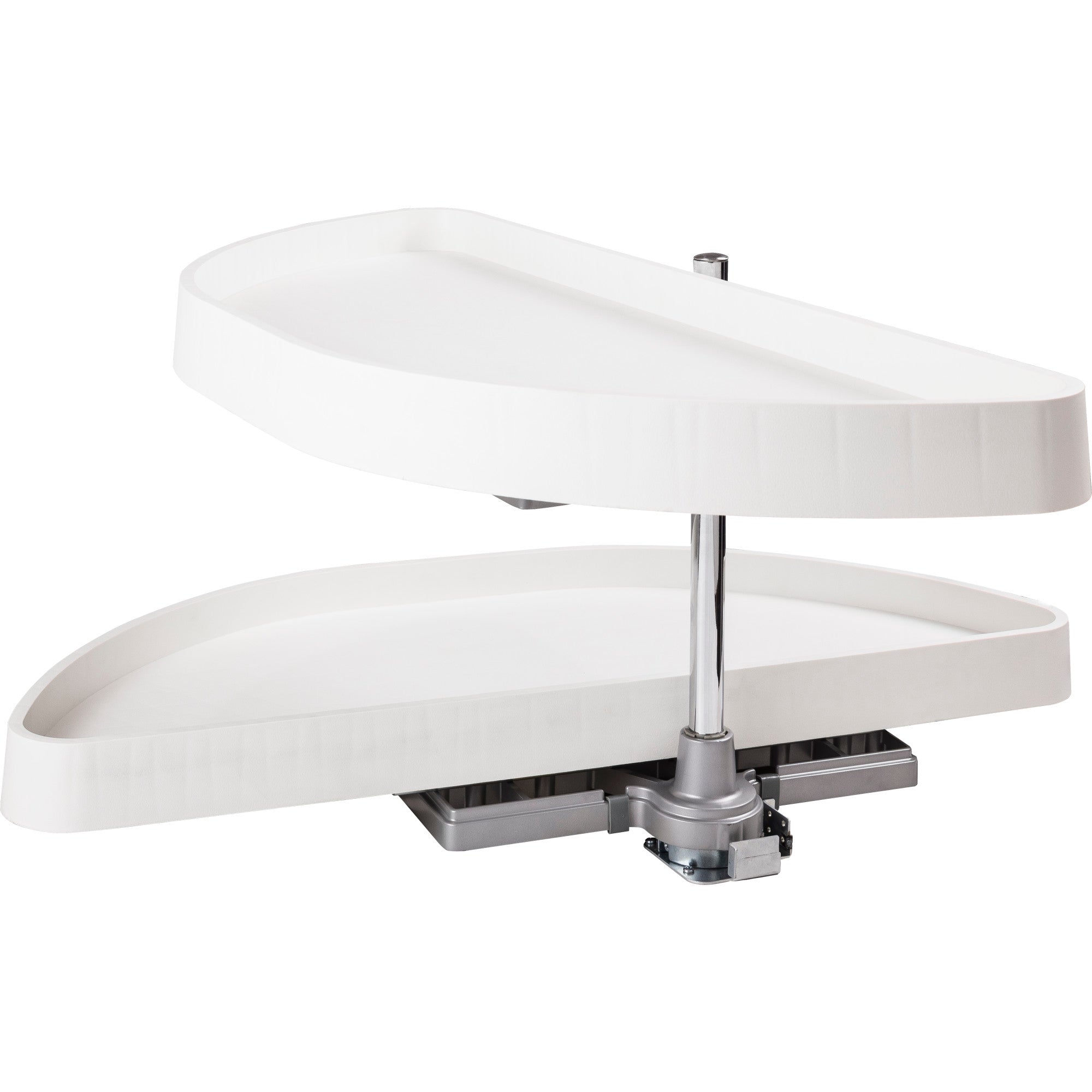 35" Plastic Half-Moon Lazy Susan