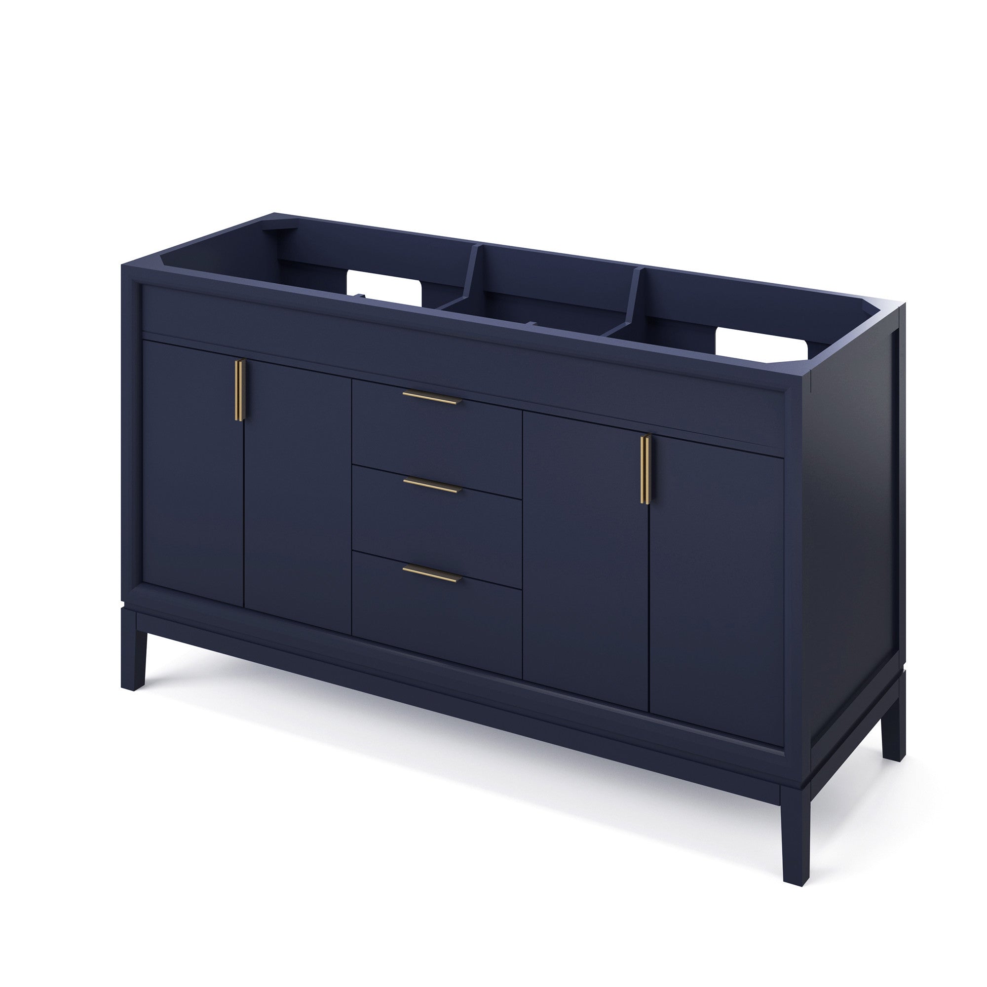60" Theodora Vanity – Double Bowl – Hale Blue