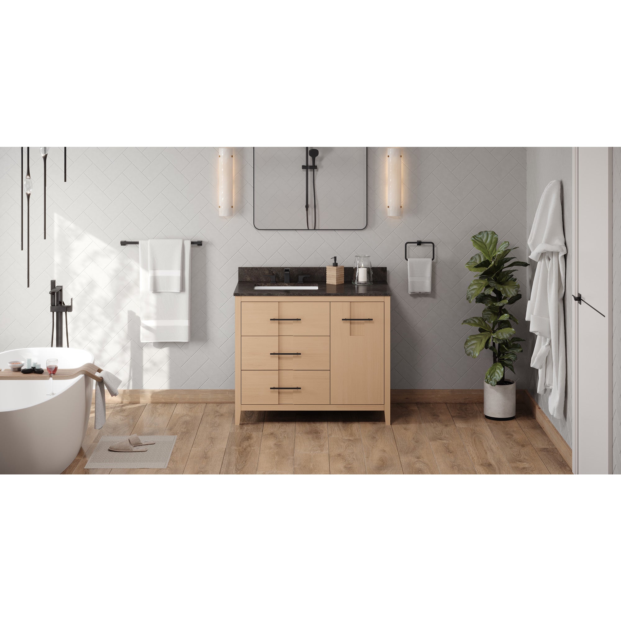 42" Katara Vanity – Left Offset