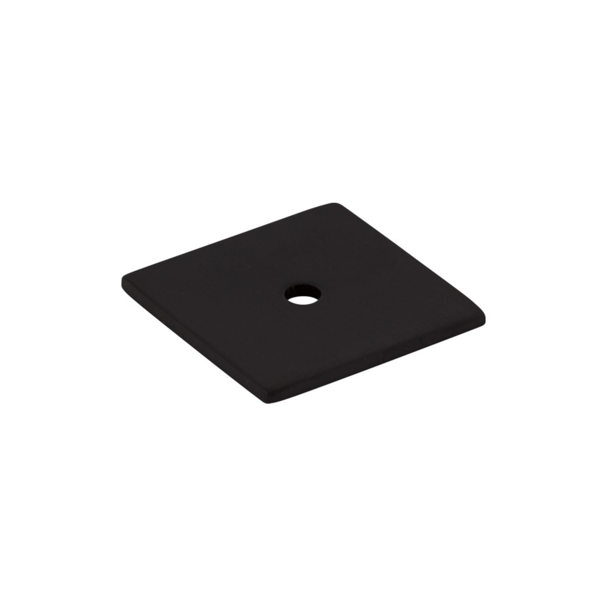 Square Knob Backplate - Flat Black