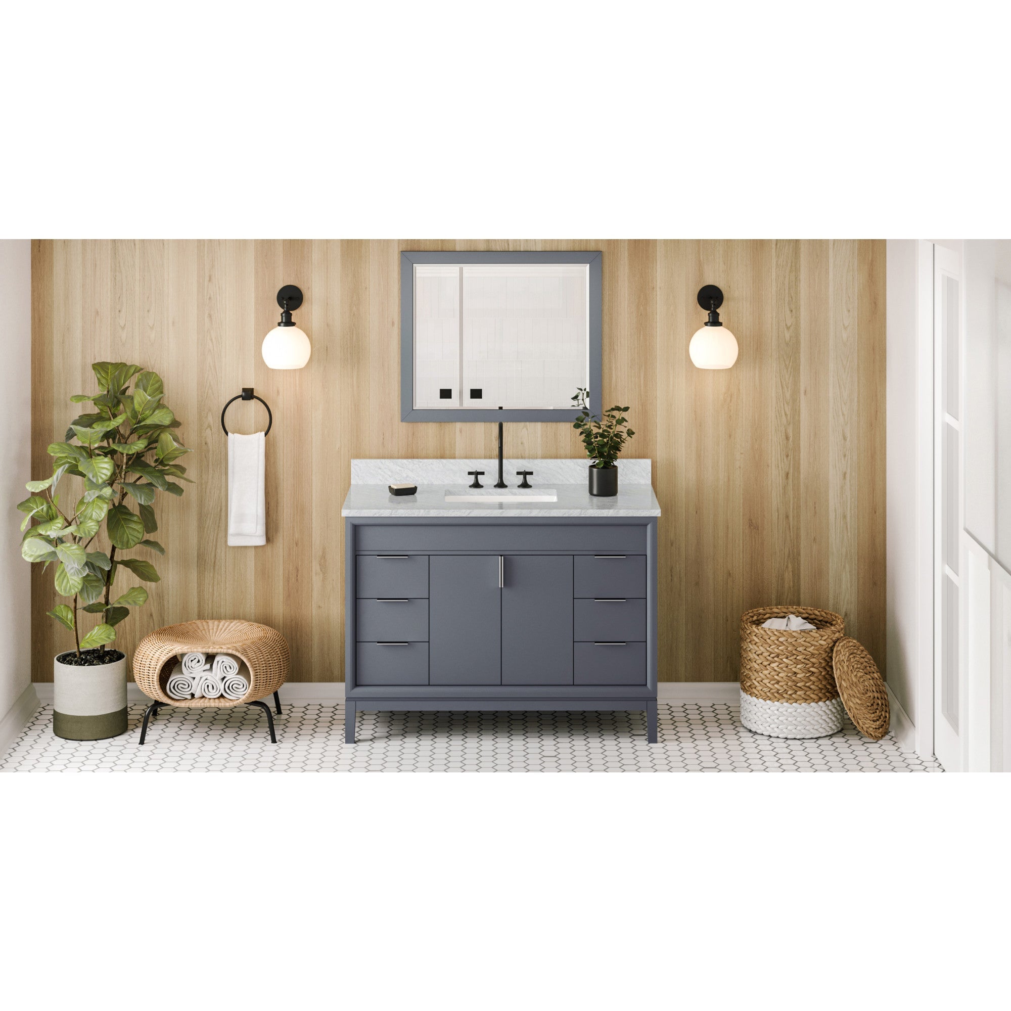 48" Theodora Vanity – Blue Steel