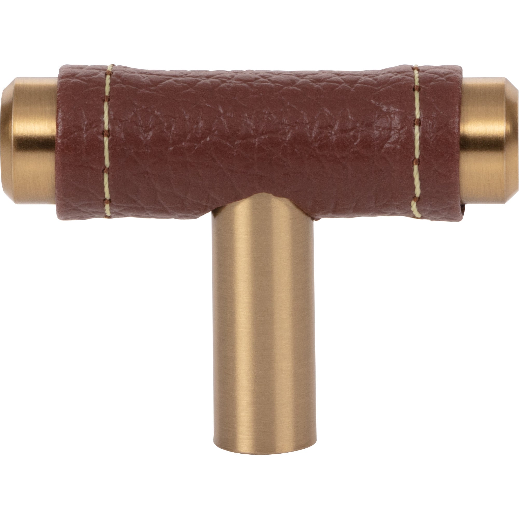 Zanzibar Geometric Knob - Warm Brass