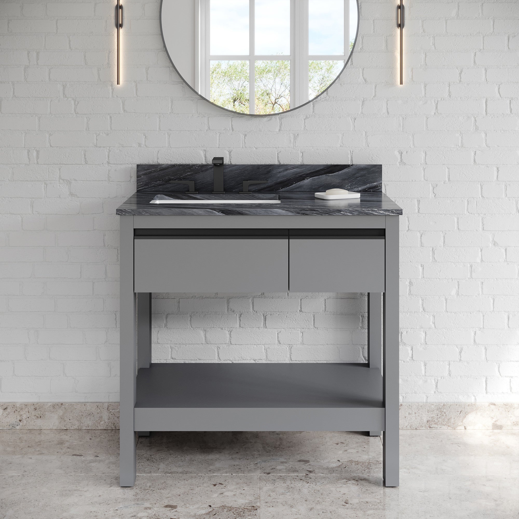 36" Jubilee Vanity – Grey