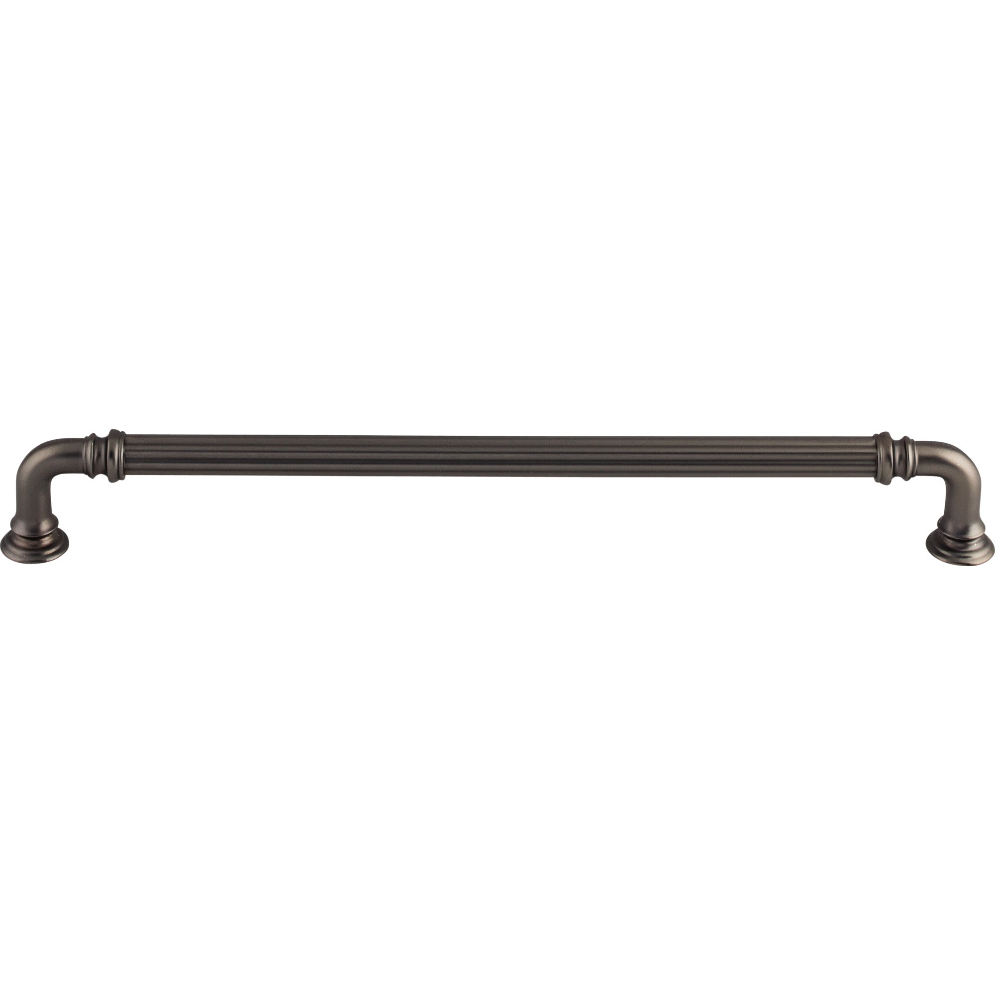 Reeded Bar Pull - Ash Gray
