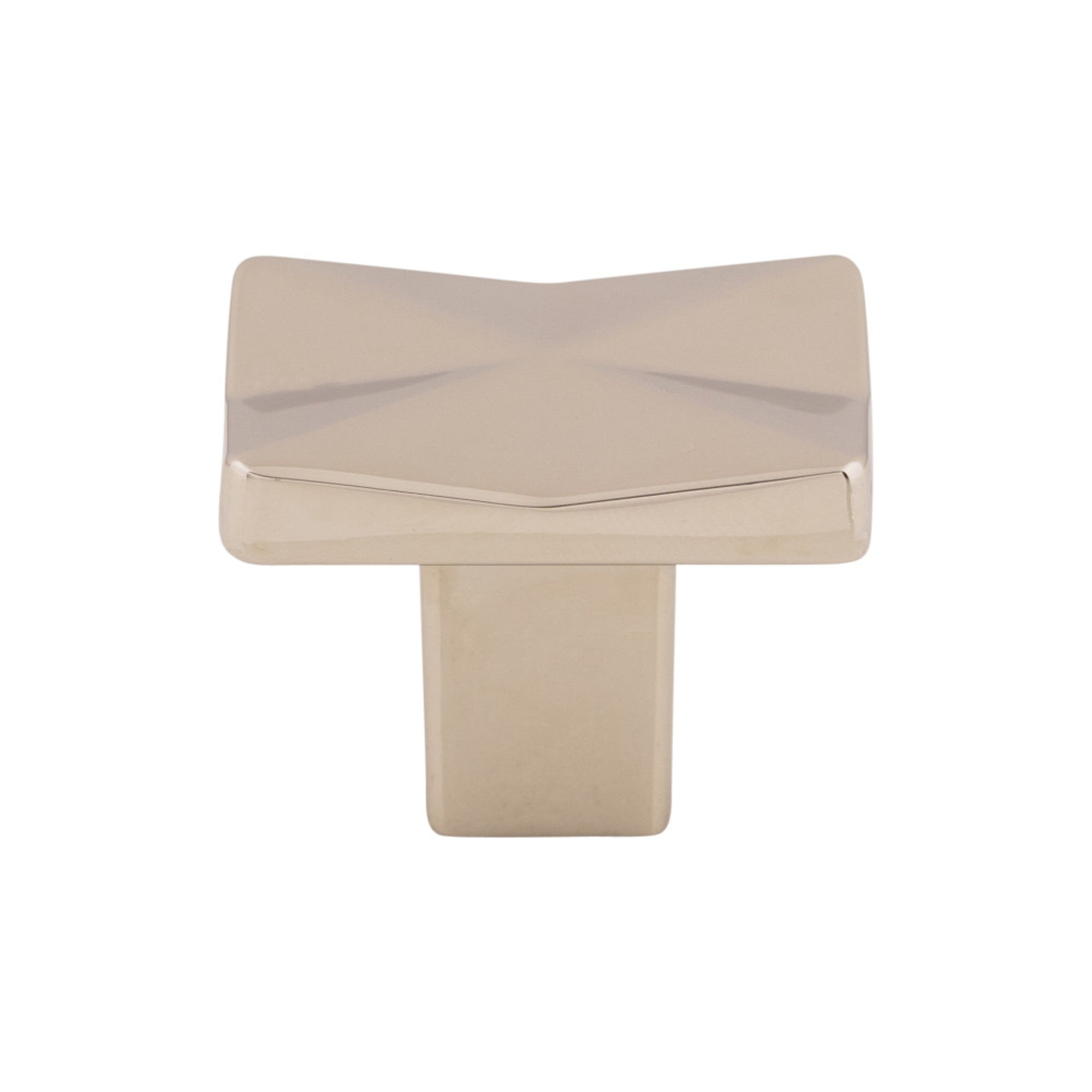 Quilted Knob - Polished Nickel