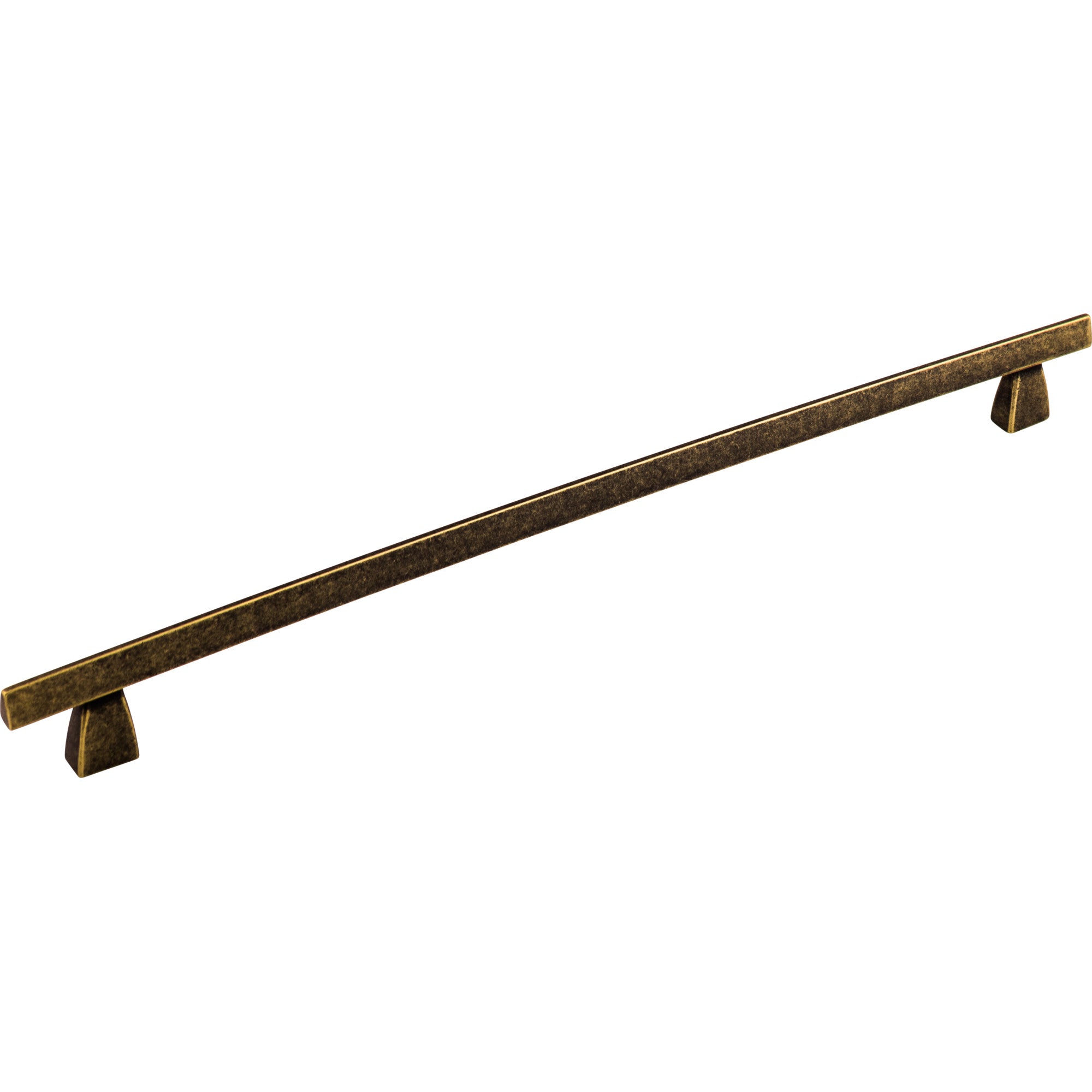Arched 12" Center to Center Bar Pull - German Bronze