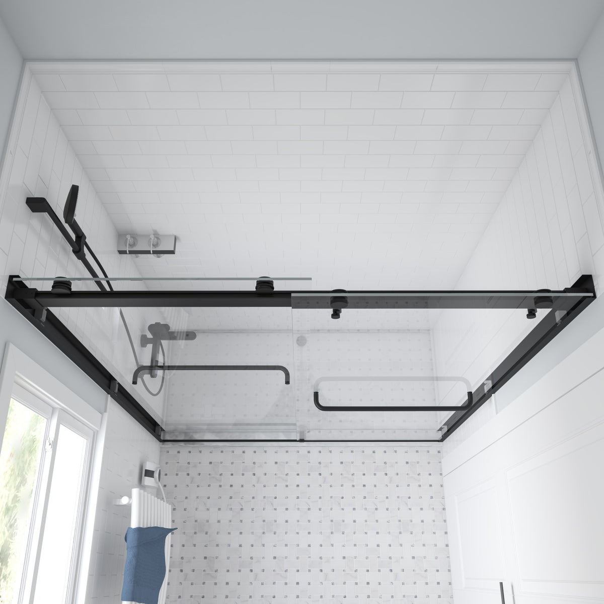 Seawin Verona Light Bypass Sliding Shower Door product detail 1