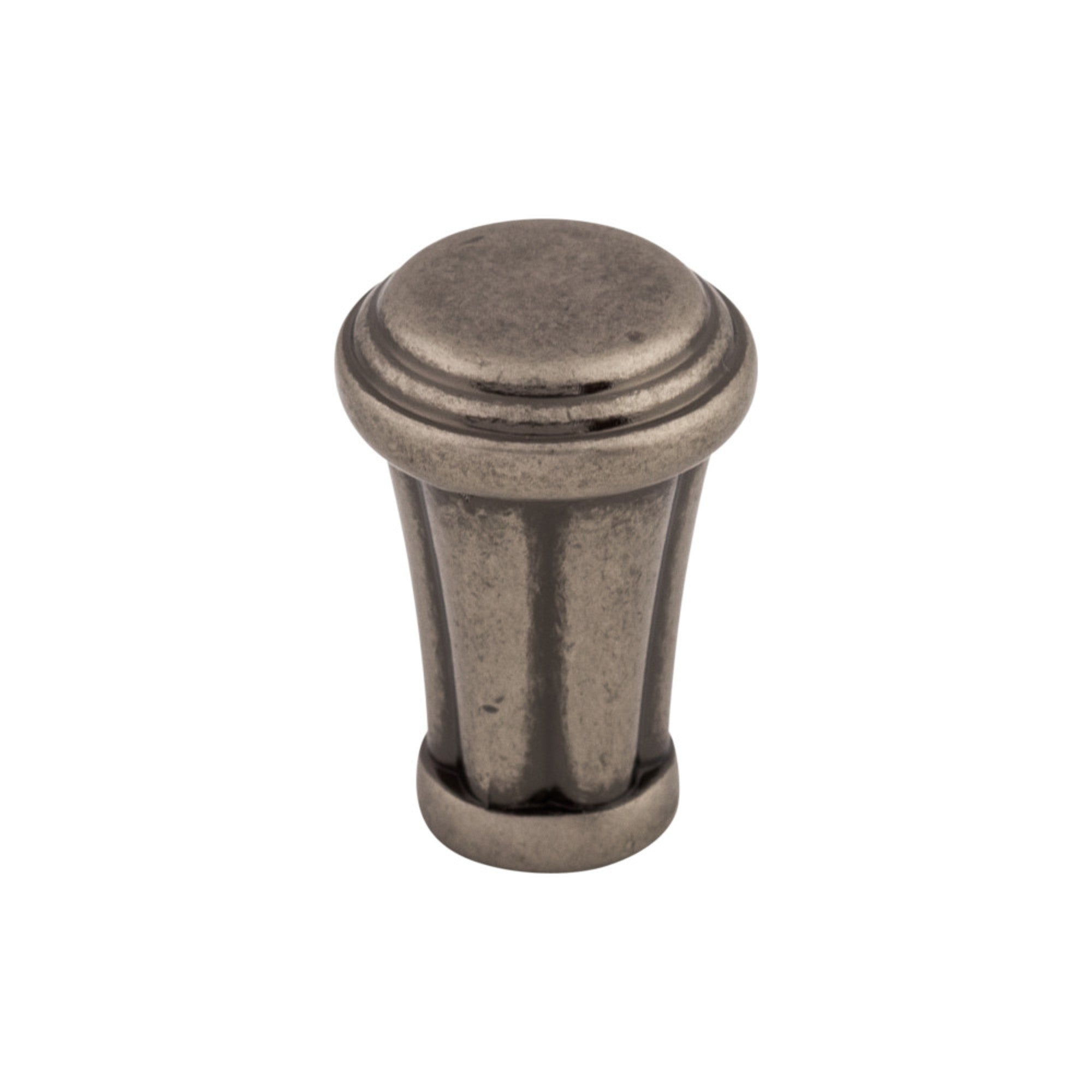 Luxor 7/8" Diameter Round Knob - Pewter Antique
