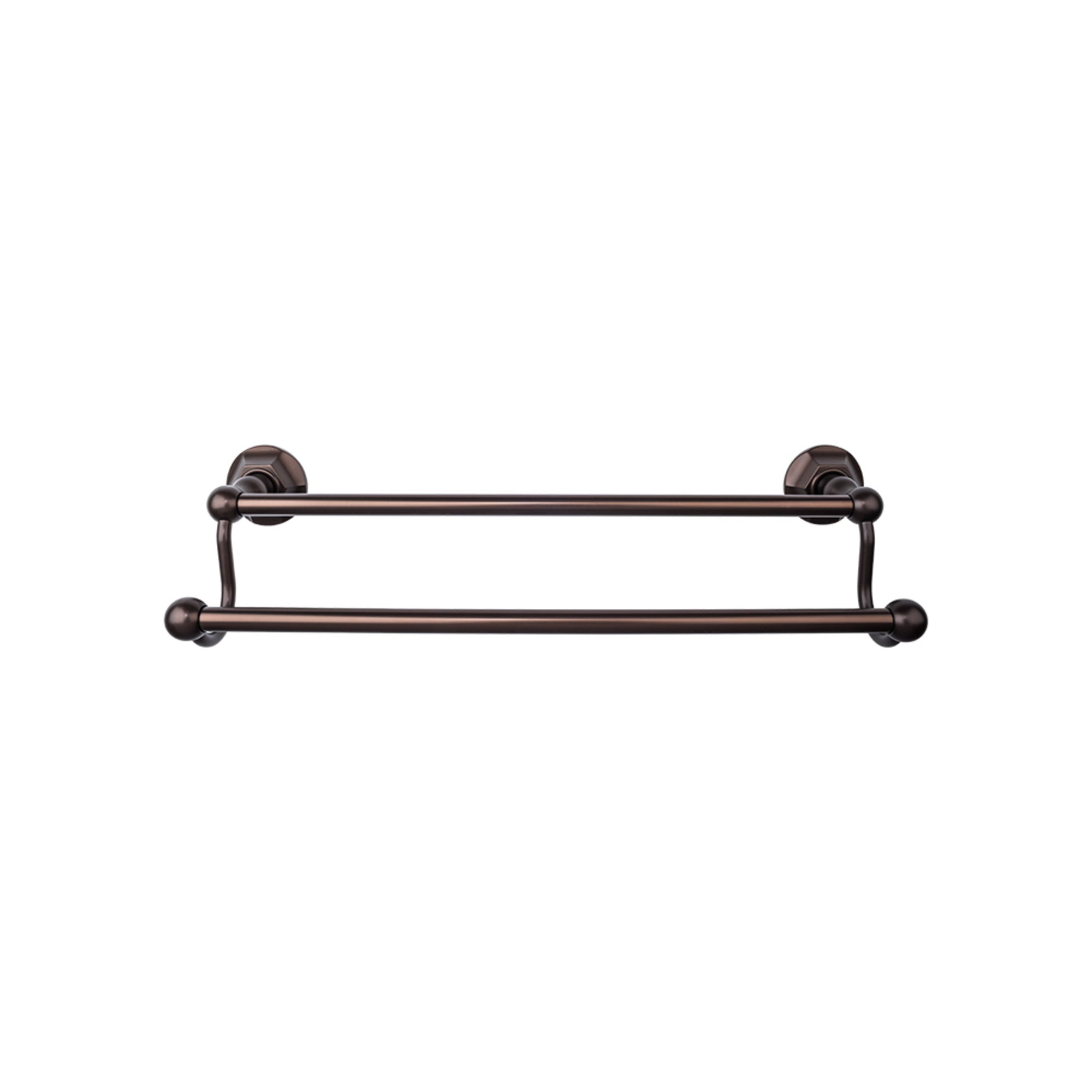 TOP BATH (R) Edwardian Bath Double 26 1/2" Wall Mounted  Towel Bar - Oil Rubbed Bronze