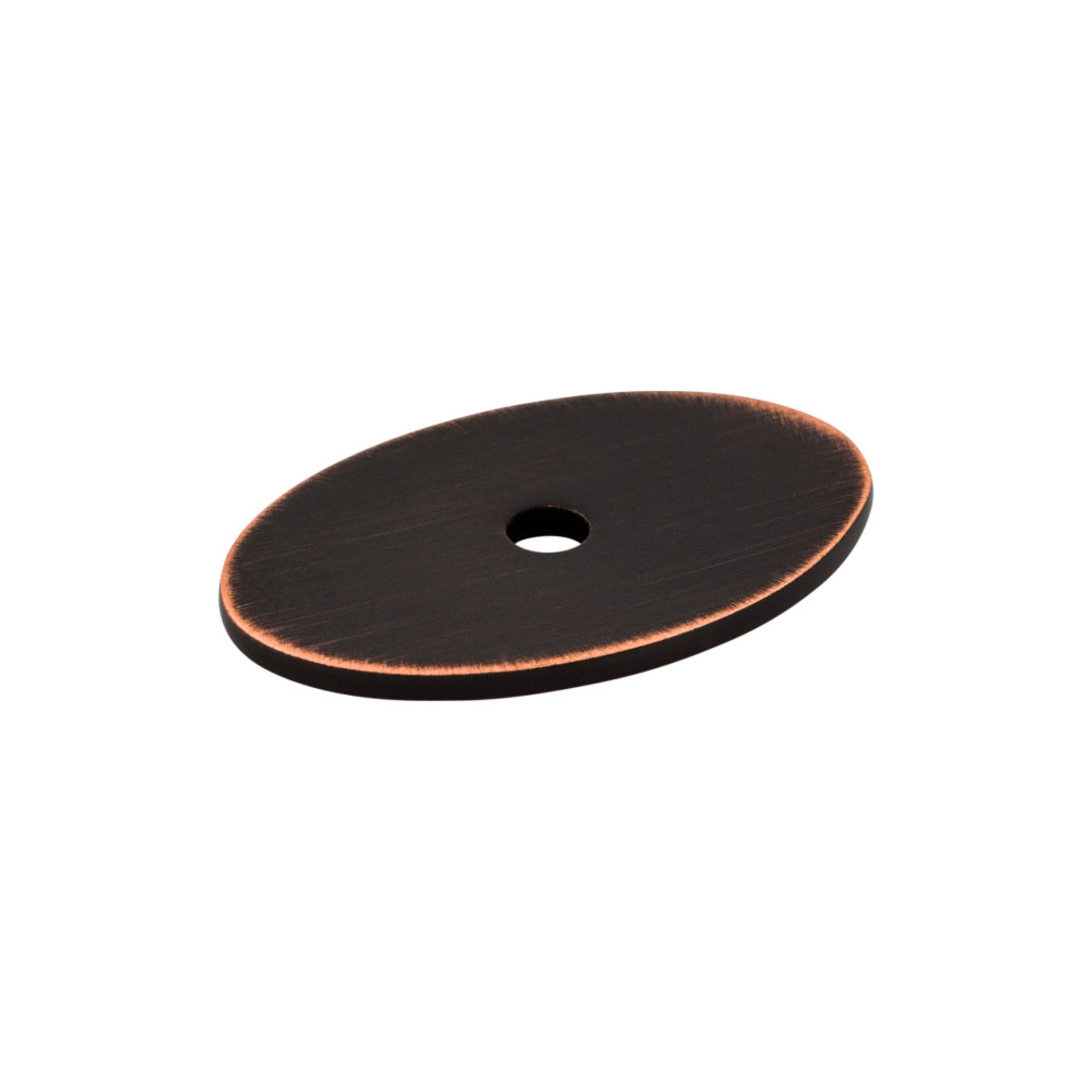 Oval Knob Backplate - Tuscan Bronze
