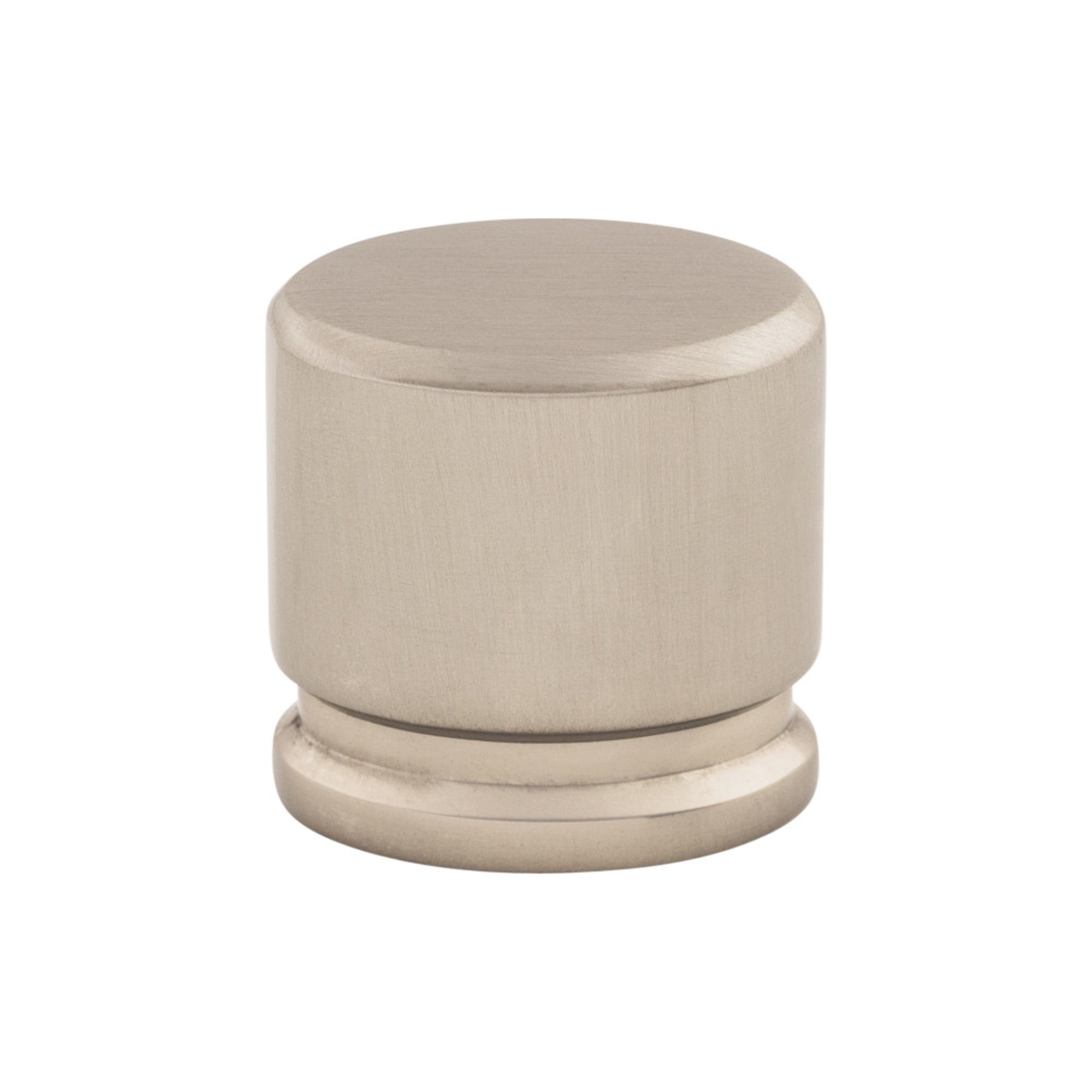 Oval 1 1/8" Length Oval Knob - Brushed Satin Nickel