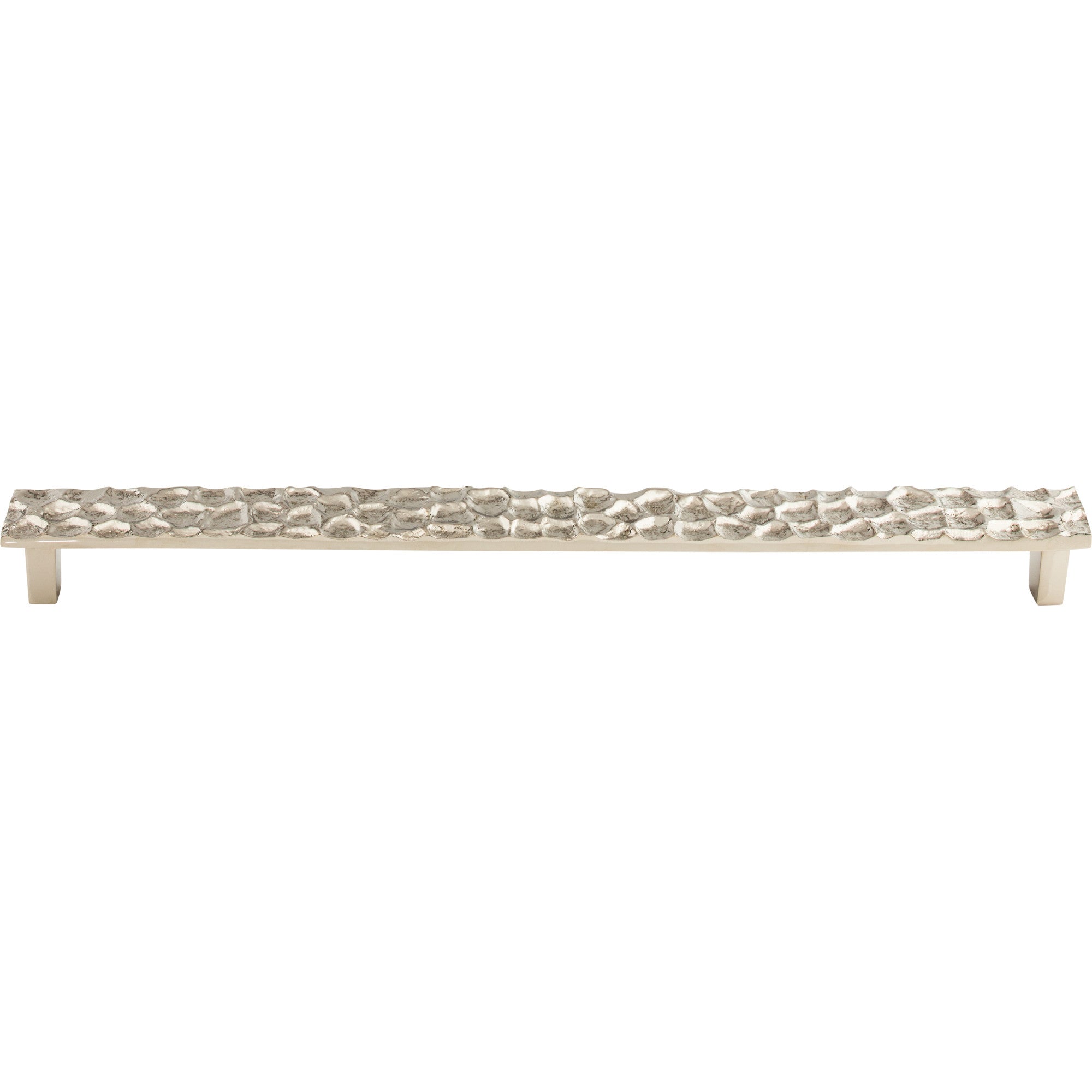 Cobblestone 12 9/16" Center to Center Bar Pull - Polished Nickel