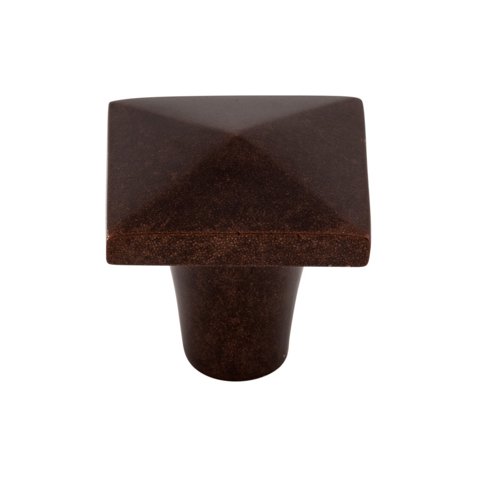 Aspen Square Knob - Mahogany Bronze