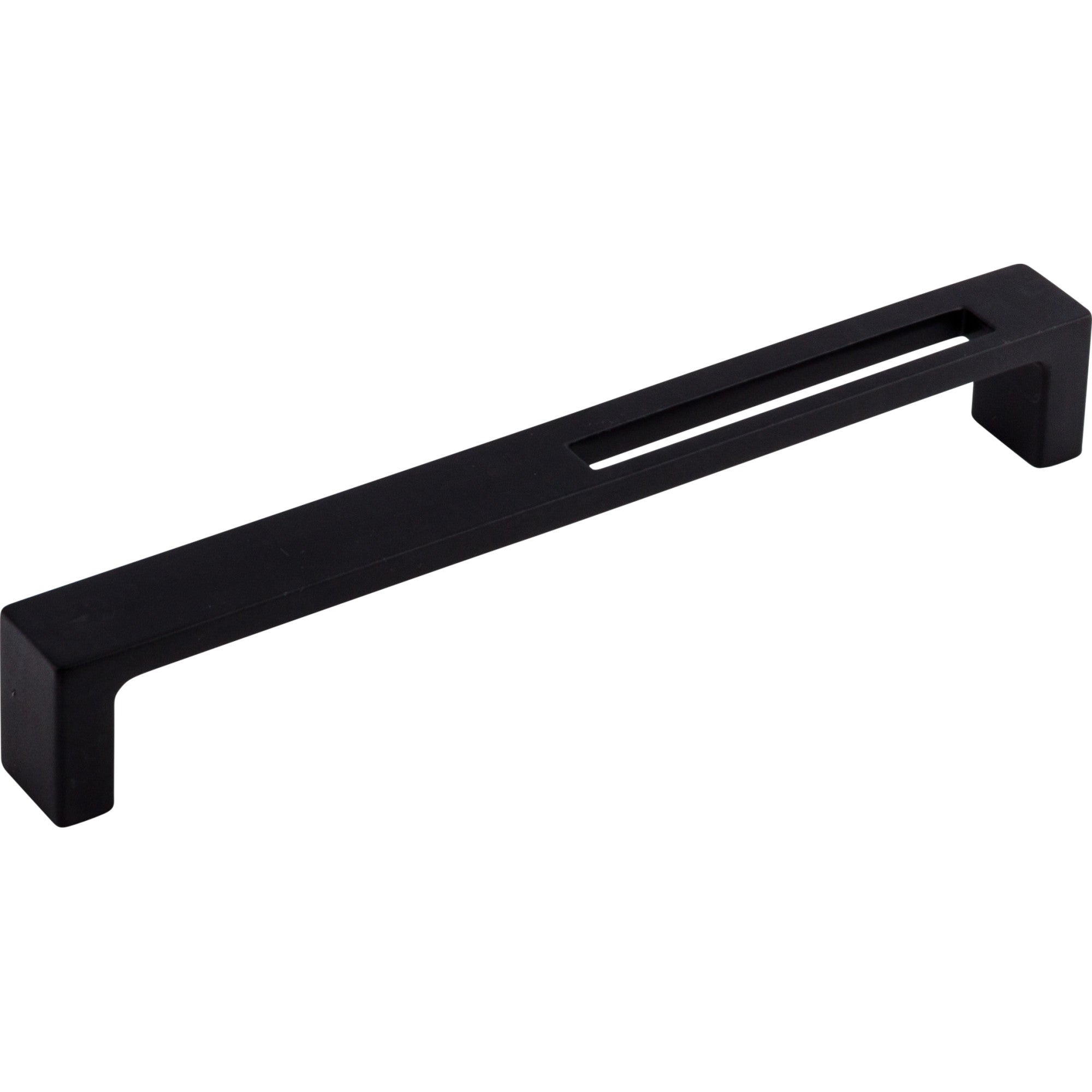 Modern Metro Slot 7" Center to Center Bar Pull - Flat Black