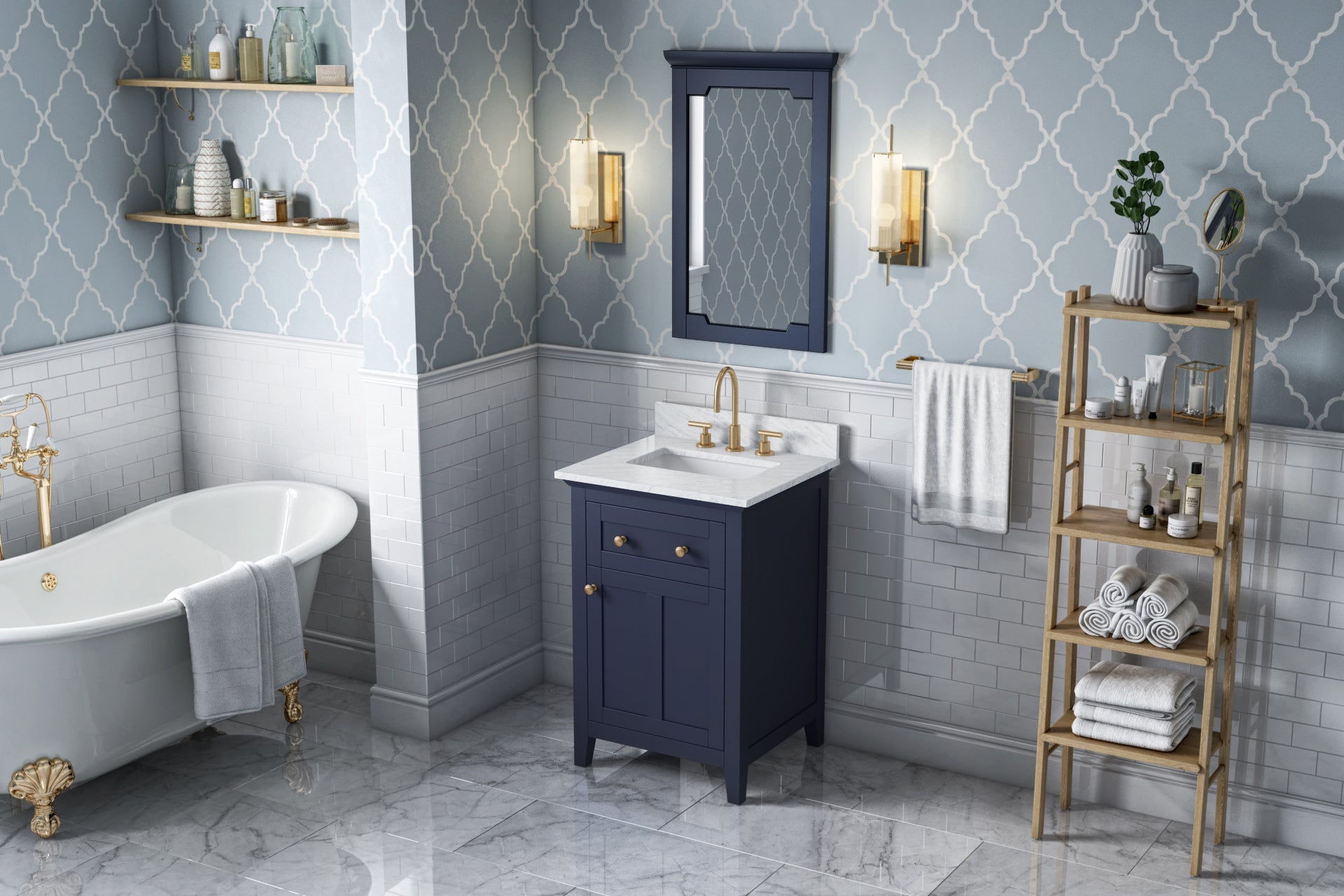 24" Chatham Vanity – Hale Blue