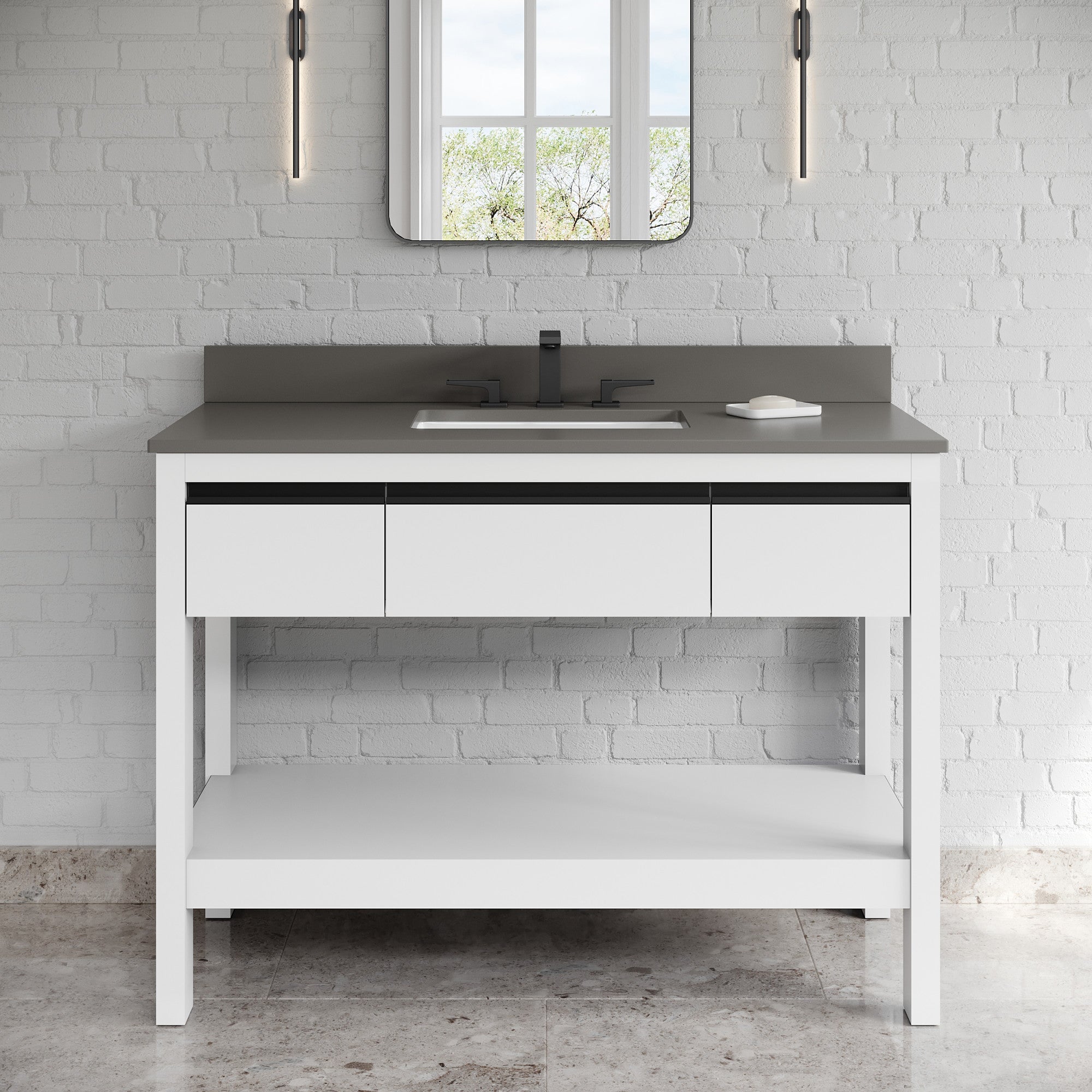 48" Jubilee Vanity – White