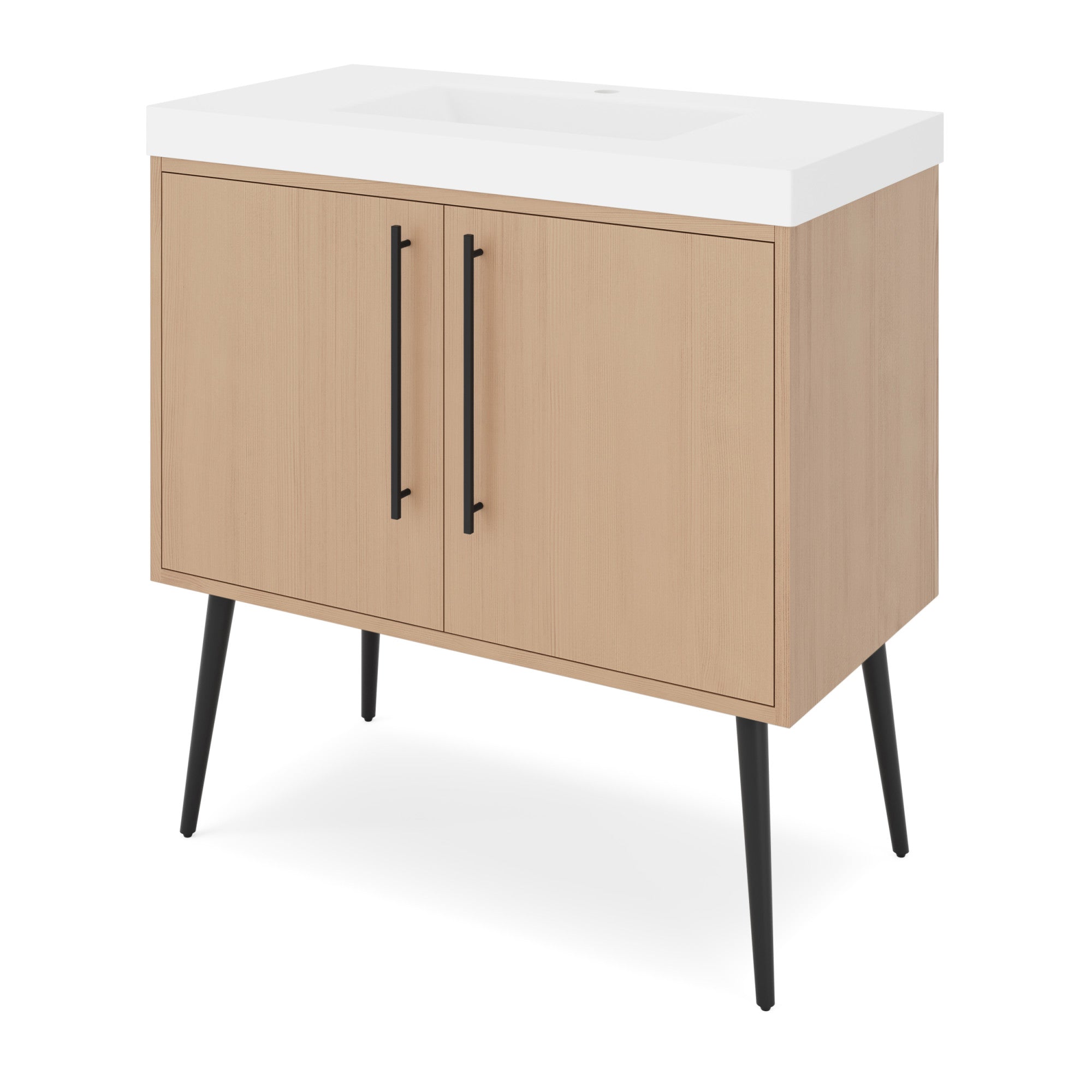 36" Tempest Vanity – Natural Oak