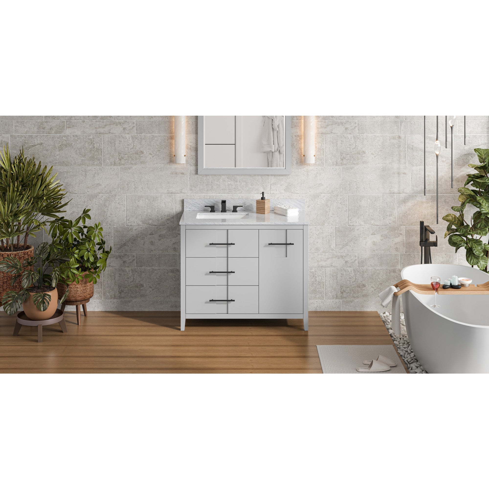 42" Katara Vanity – Left Offset