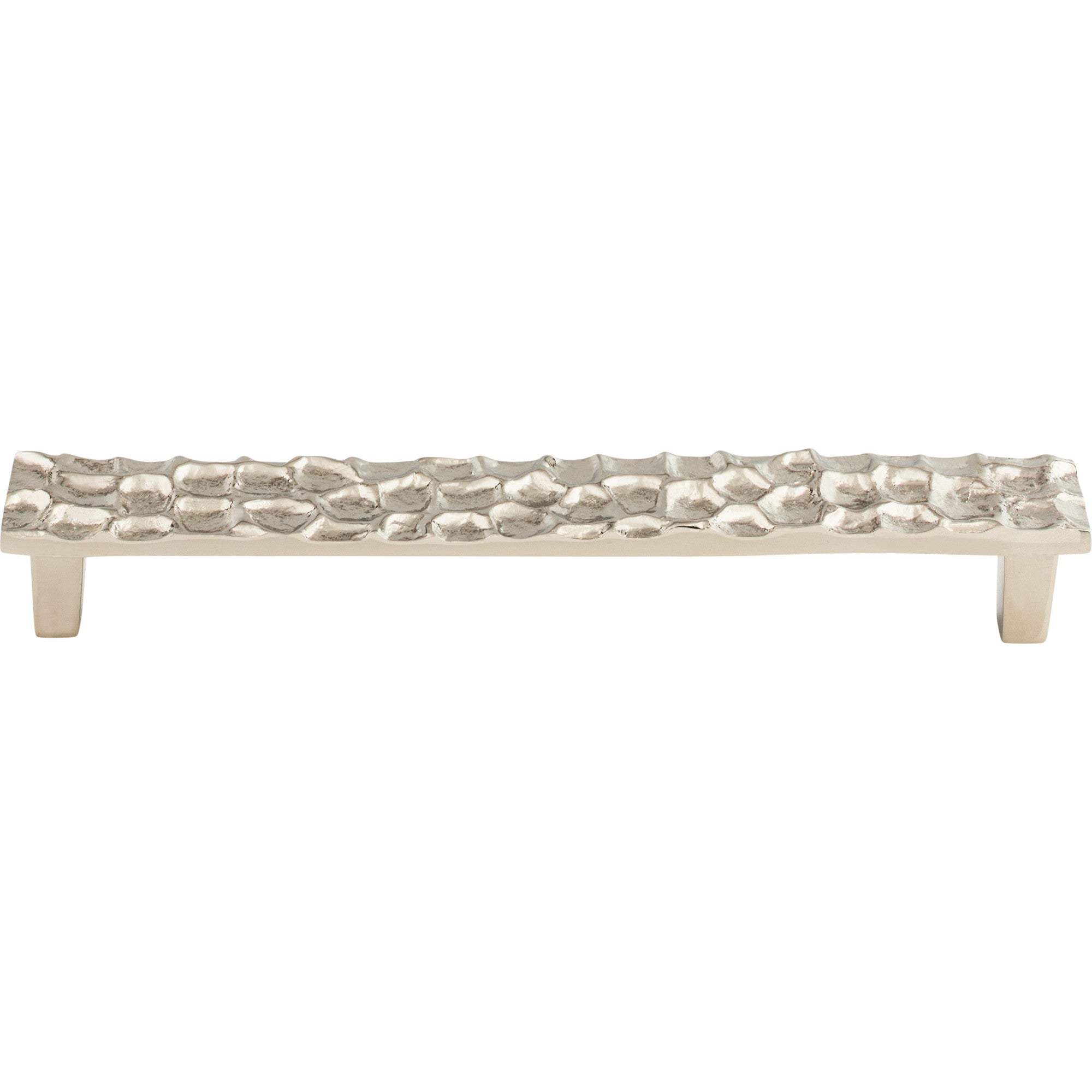 Cobblestone Bar Pull - Polished Nickel