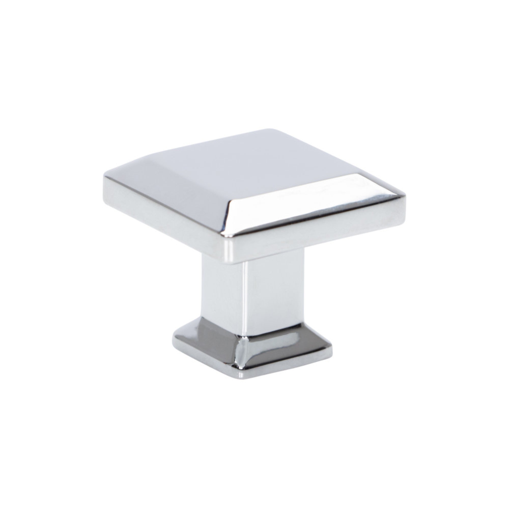 Sweetbriar Lane Square Knob - Polished Chrome