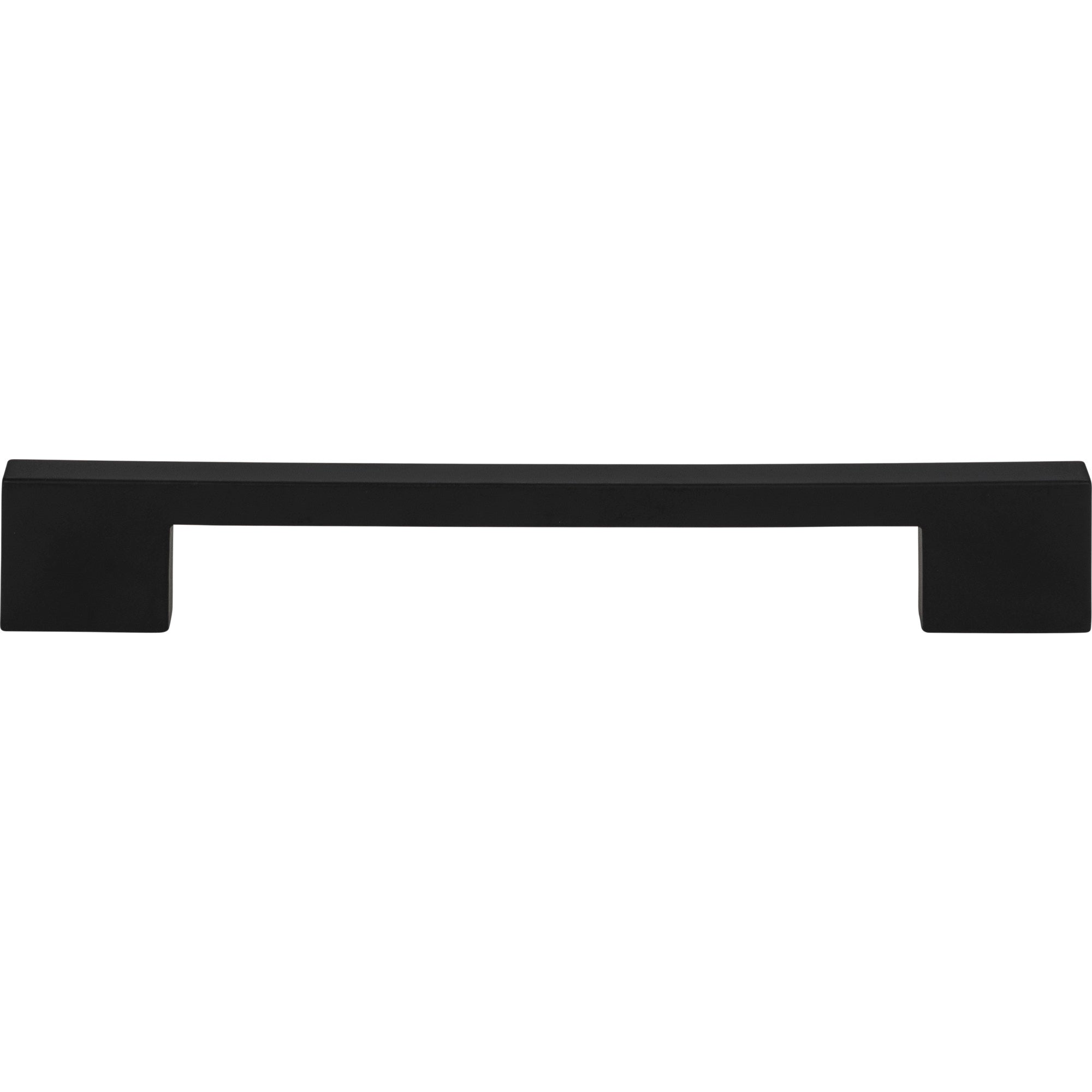 Thin Square Bar Pull - Matte Black