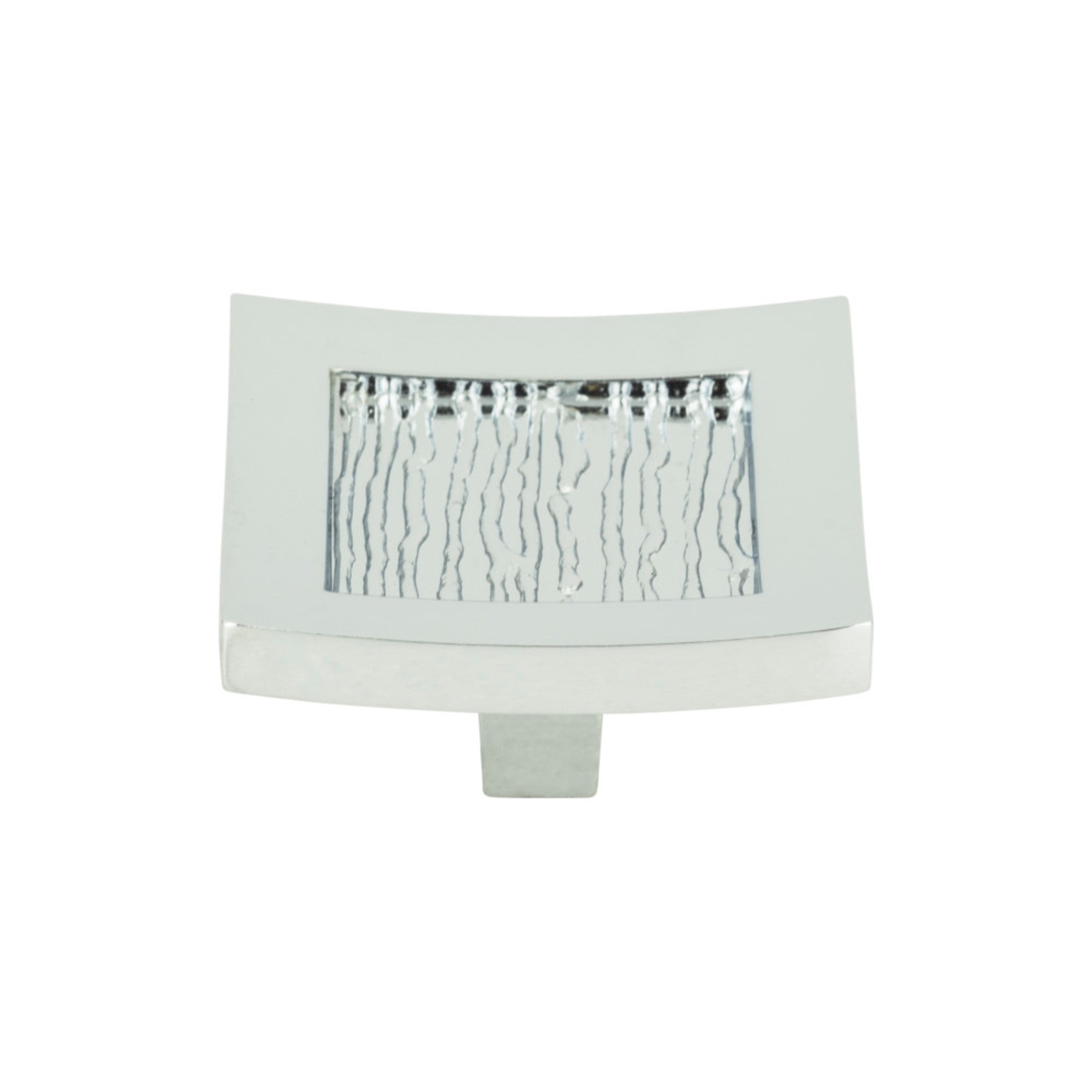 Primitive Square Knob - Polished Chrome