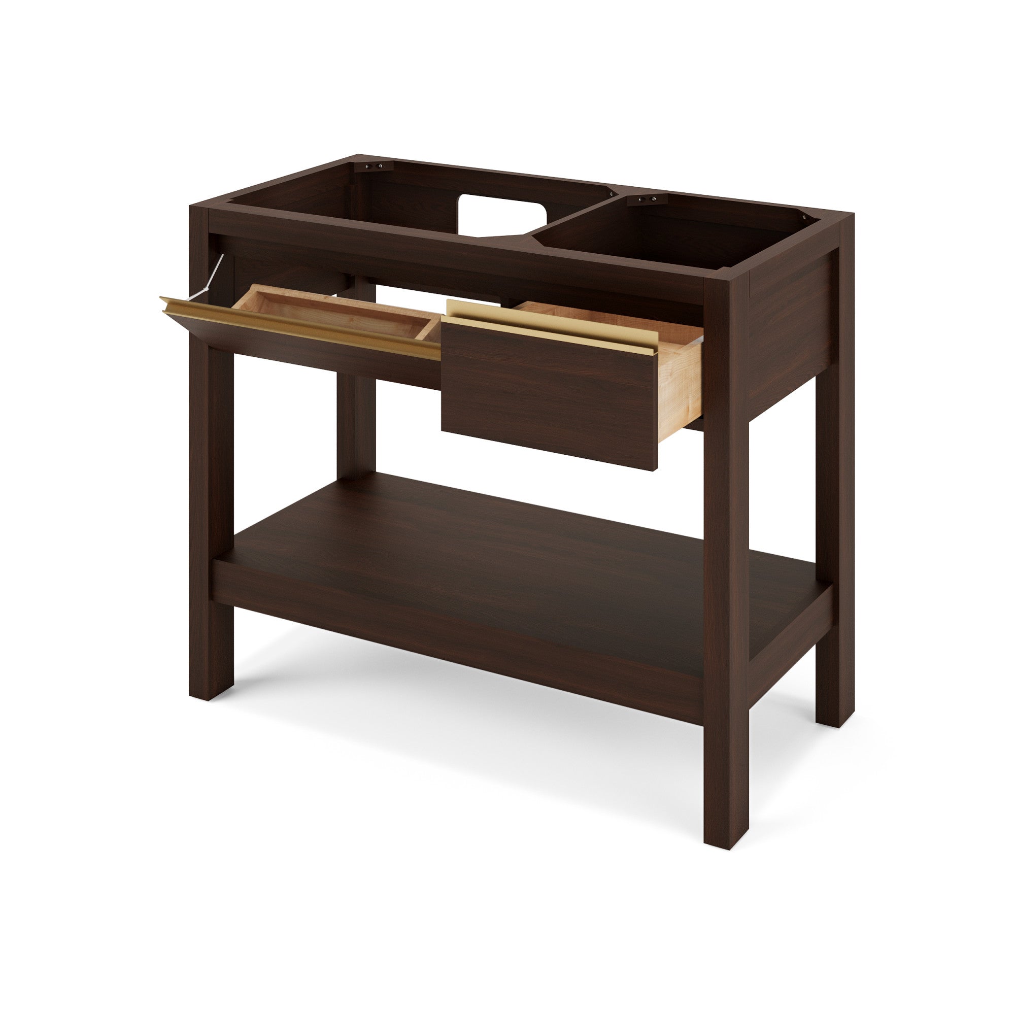 42" Jubilee Vanity – Left Offset – White