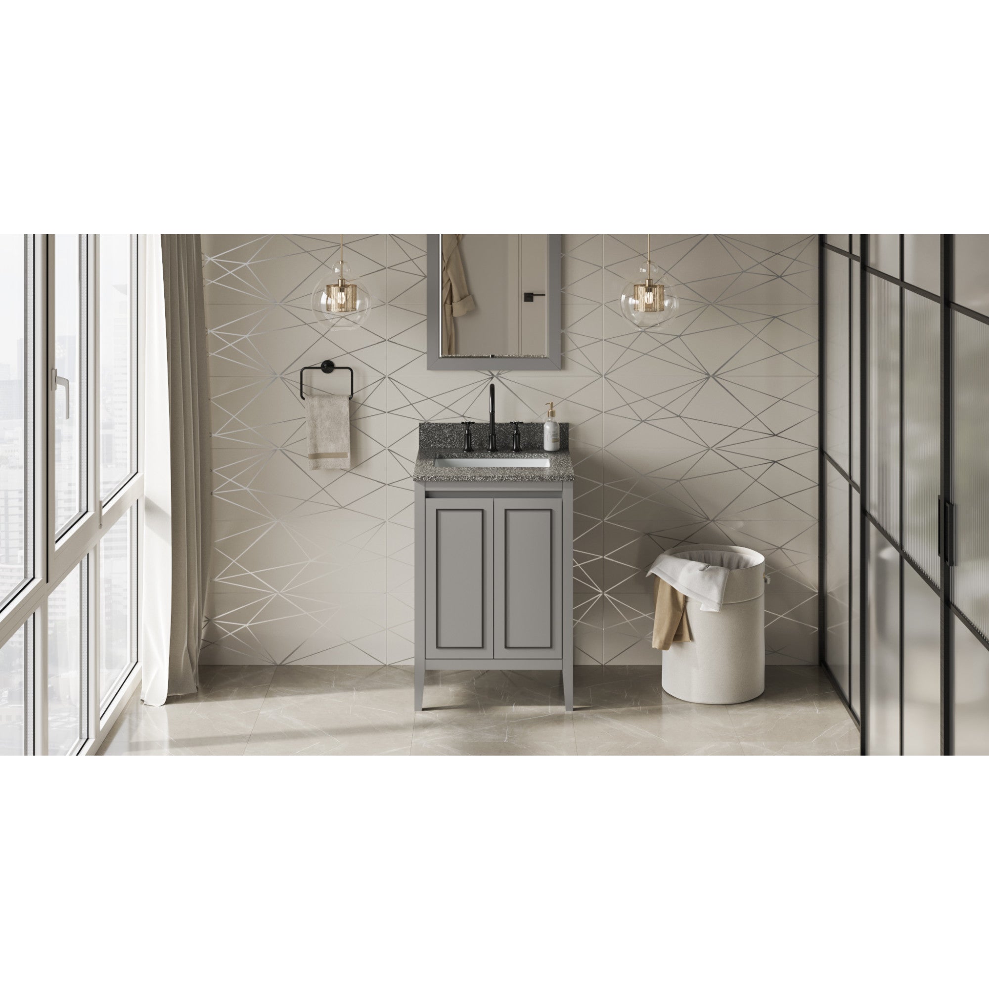 24" Percival Vanity – Grey