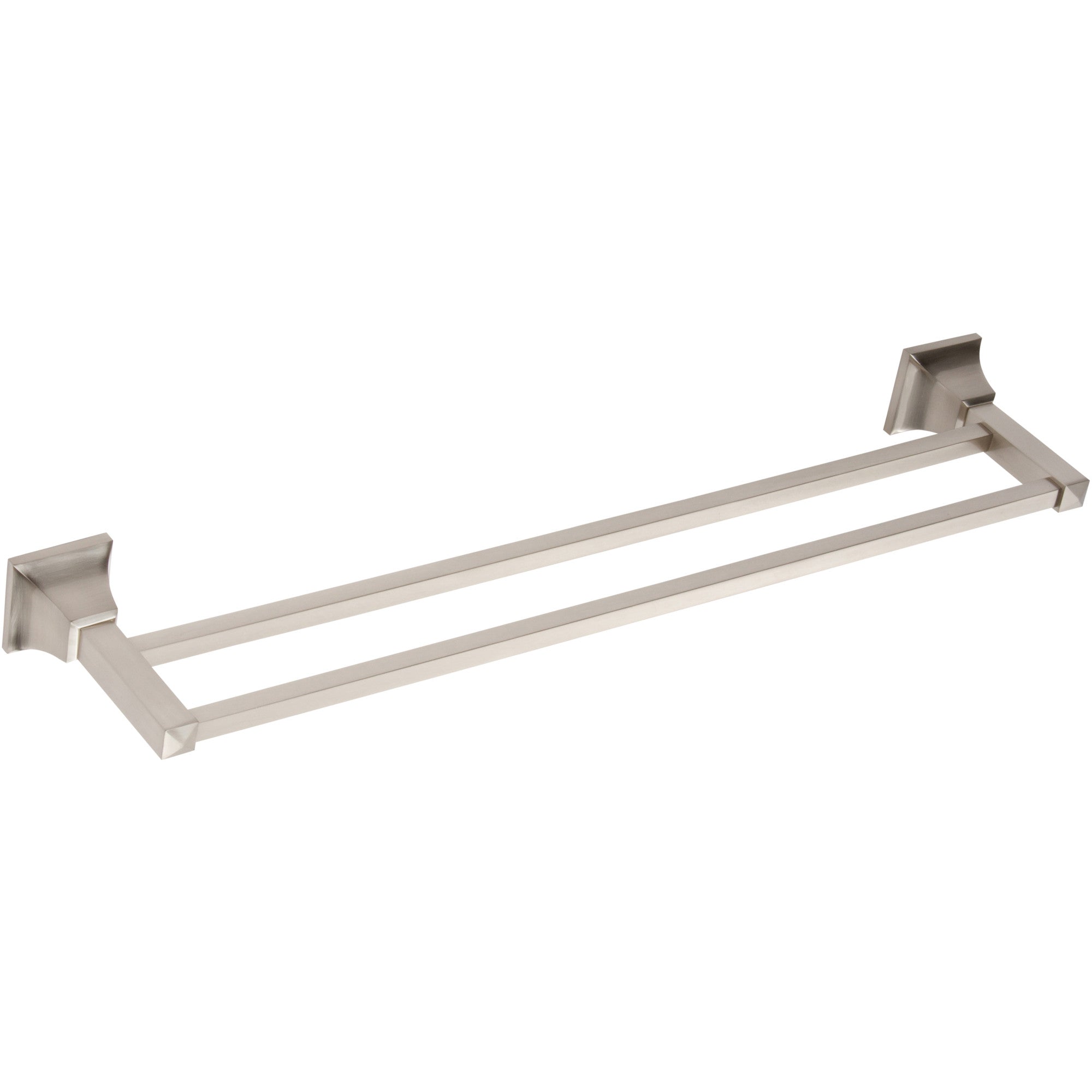 Gratitude Double 23 1/2" Wall Mounted  Towel Bar - Brushed Nickel