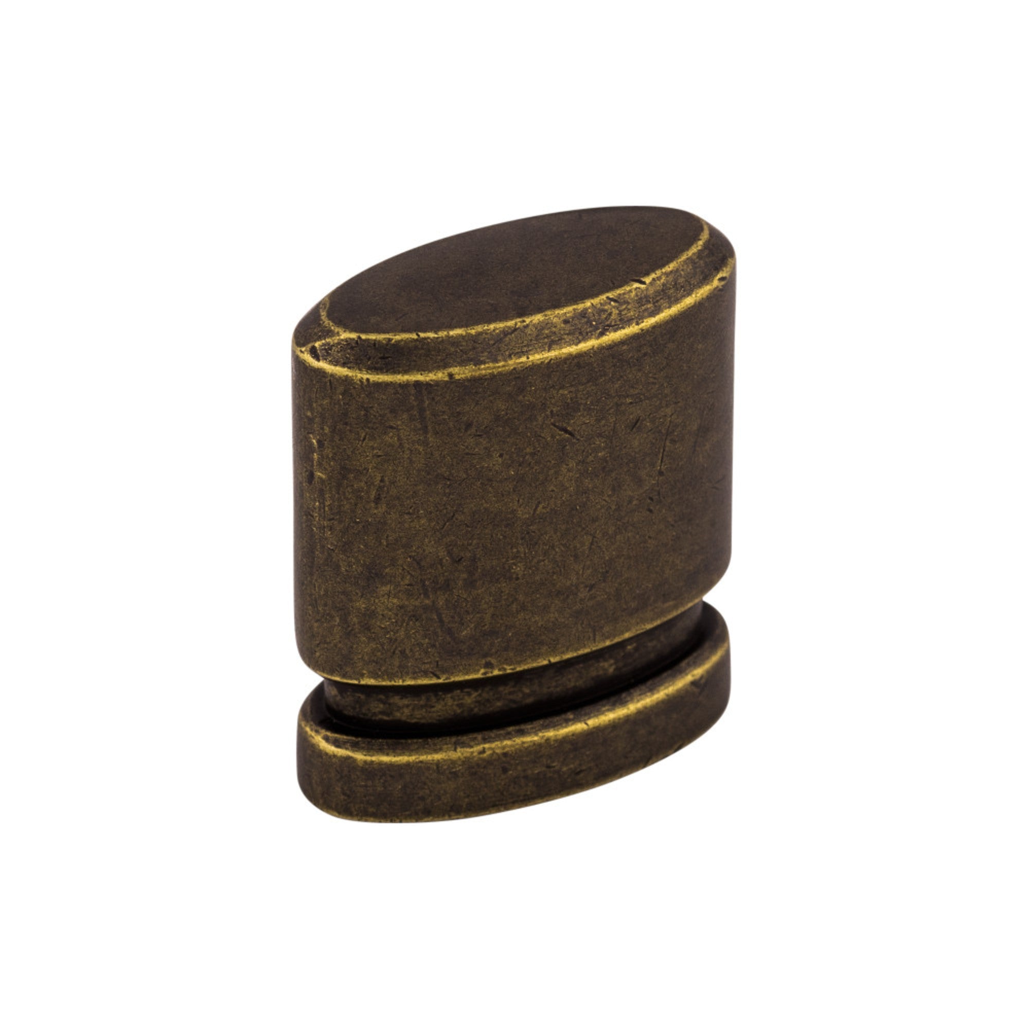 Oval 1" Length Oval Knob - German Bronze