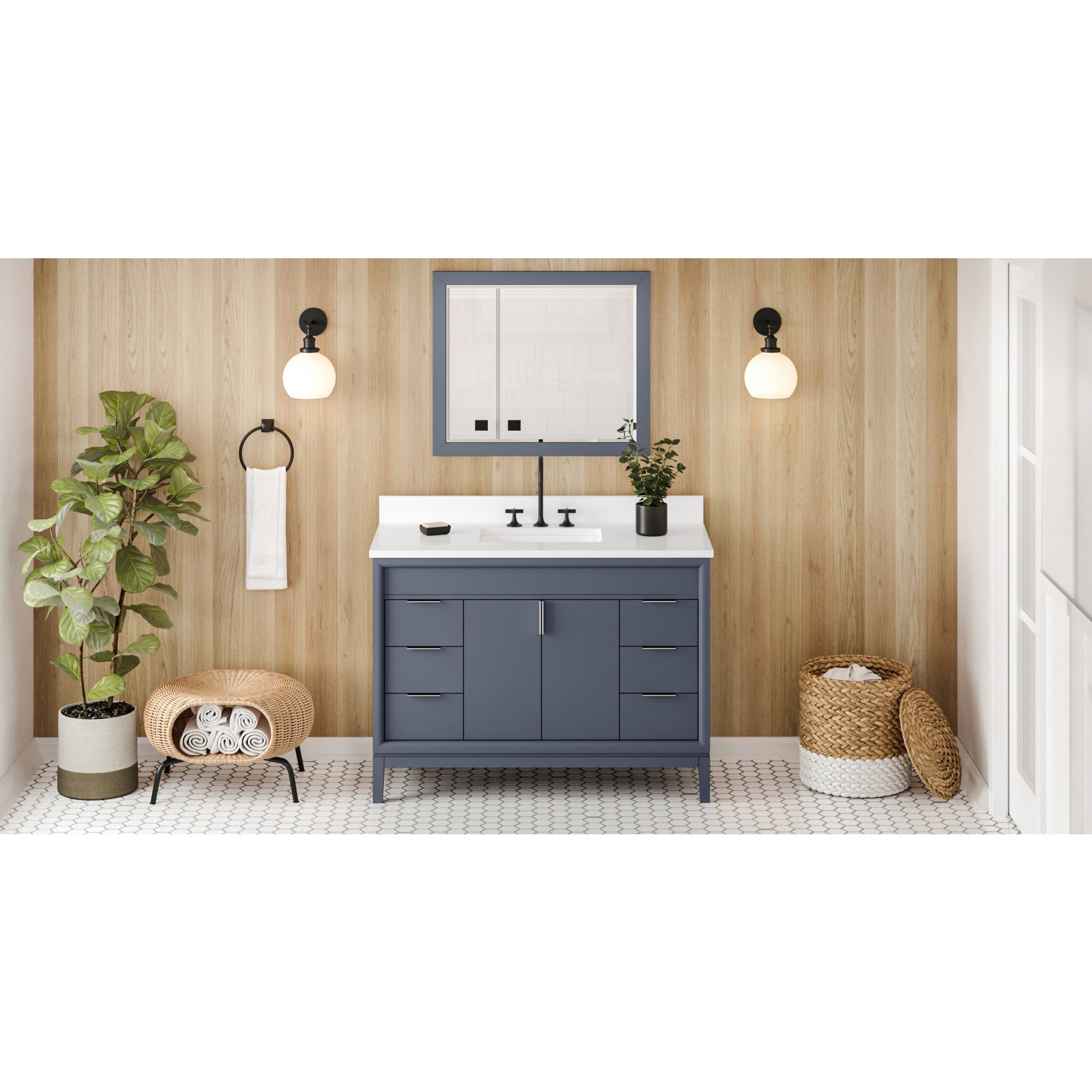 48" Theodora Vanity – Blue Steel