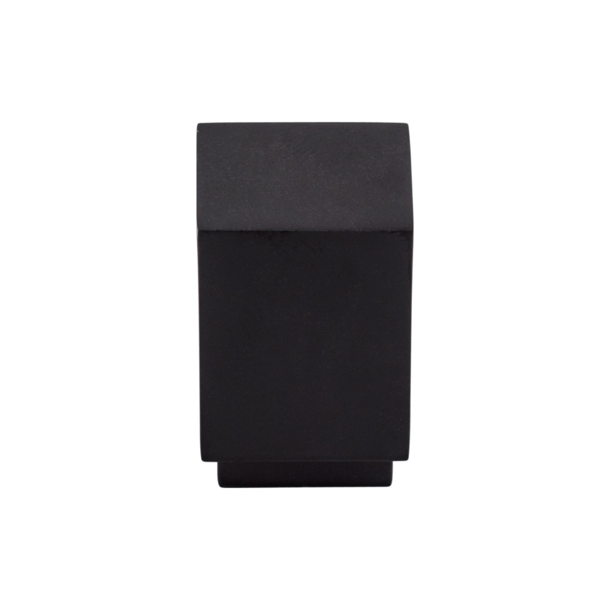 Linear 3/4" Length Square Knob - Flat Black