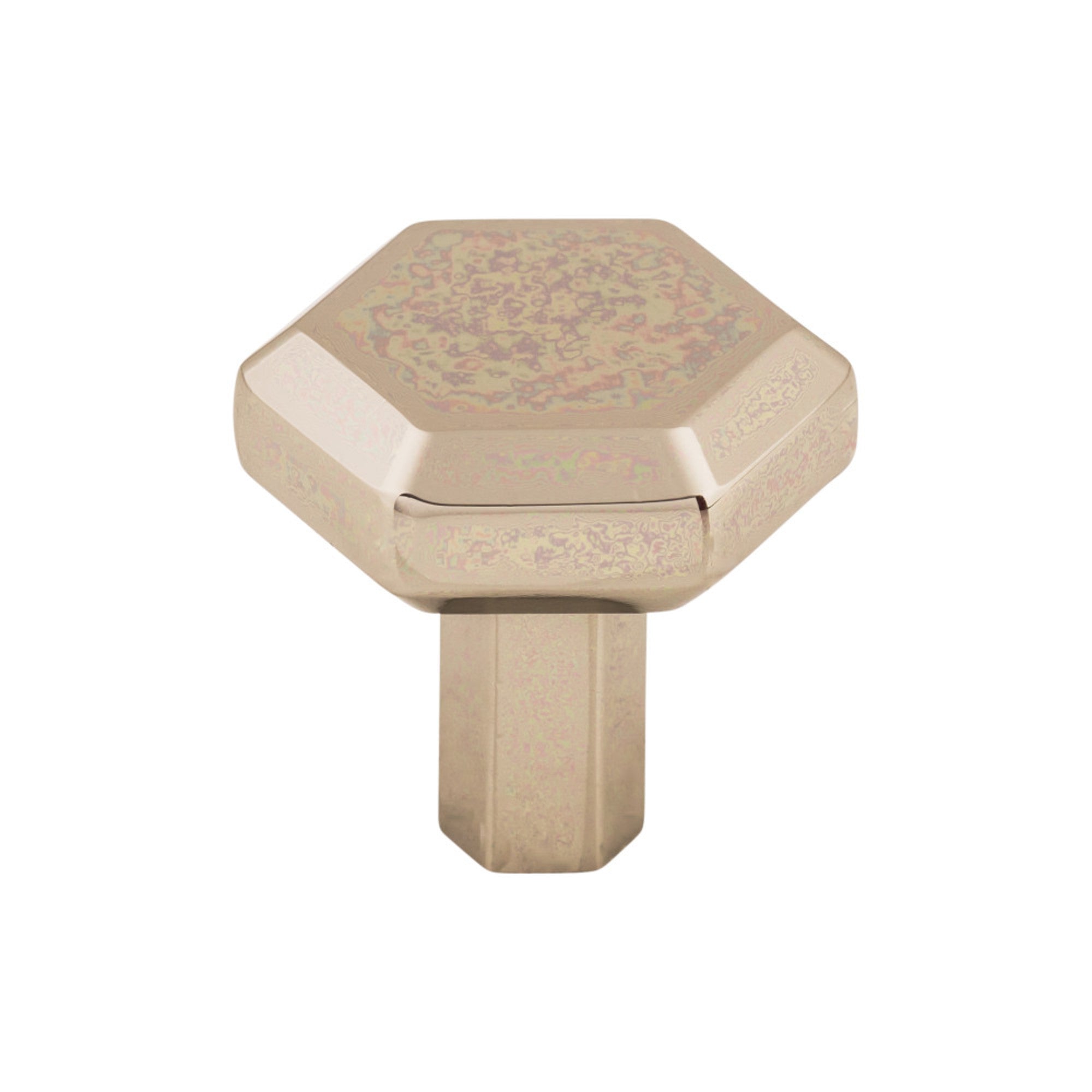 Lydia 1 1/8" Length Square Knob - Polished Nickel